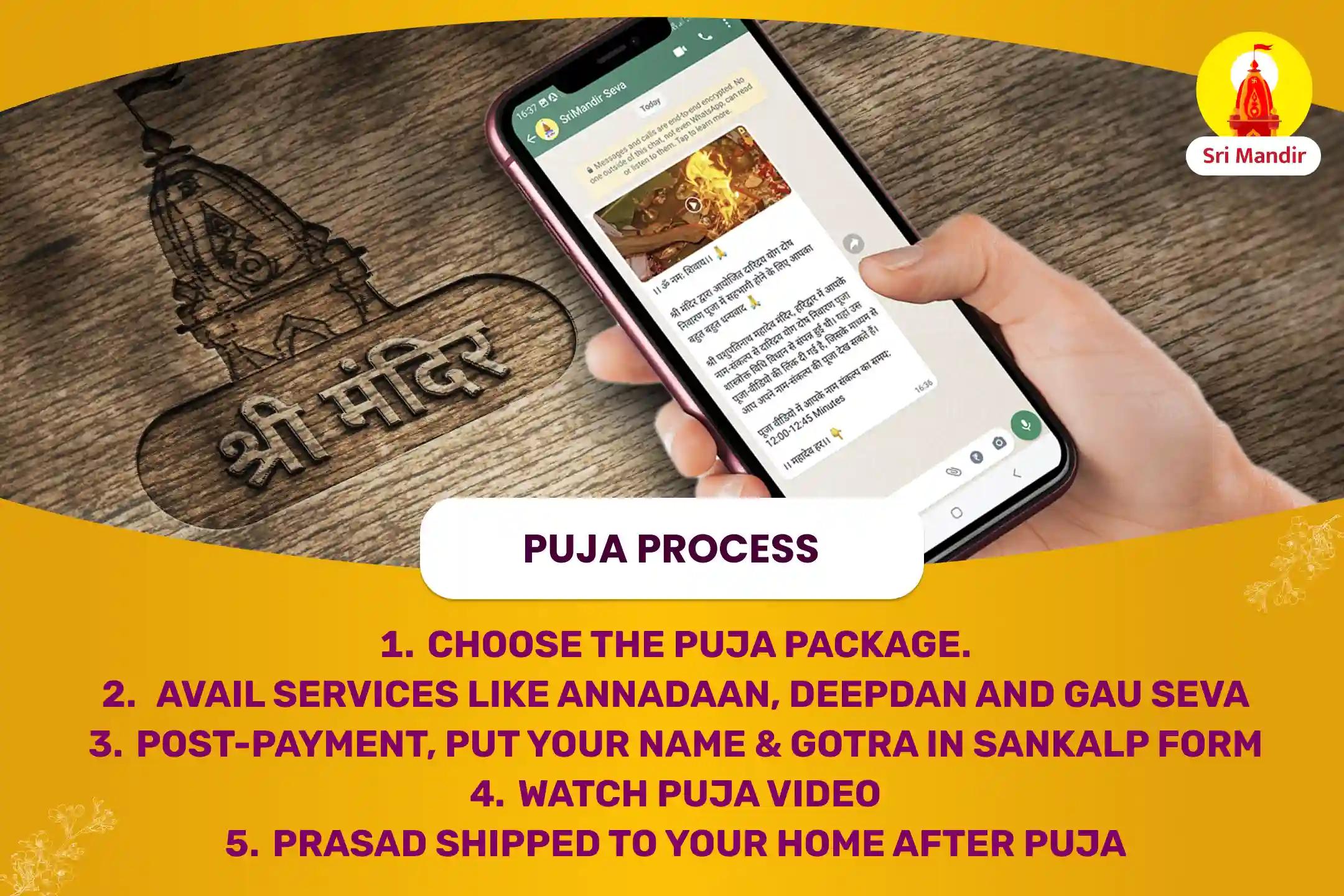 Somavati Amavasya Special Rahu Surya Grahan Dosha Mukti Puja and Rudrabhishek for Overcoming Financial Challenges and Relief from Stress