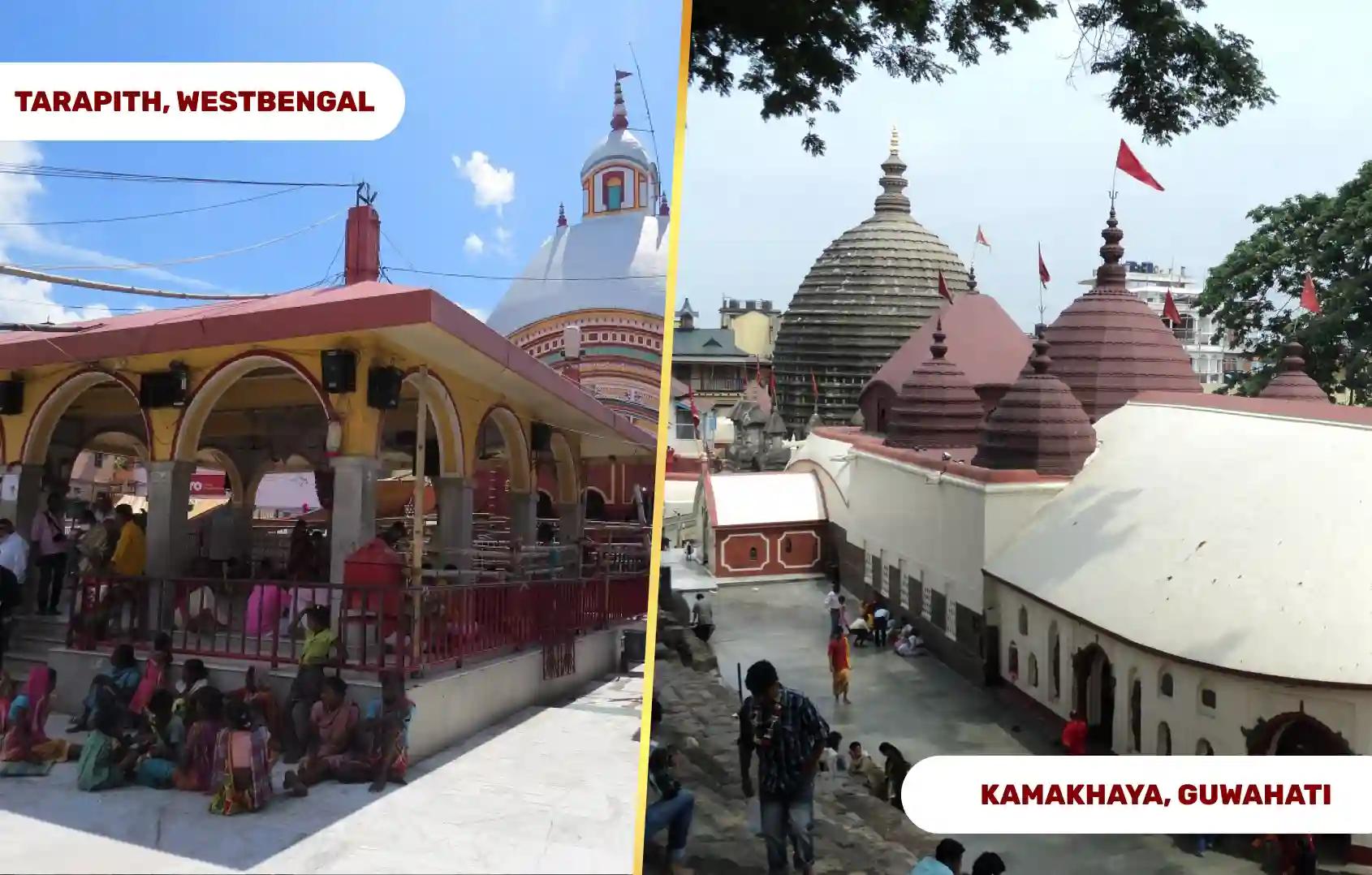  Shakti Peeth Maa Kamakhya Temple and Maa Tarapith Temple,Guwahati, West Bengal