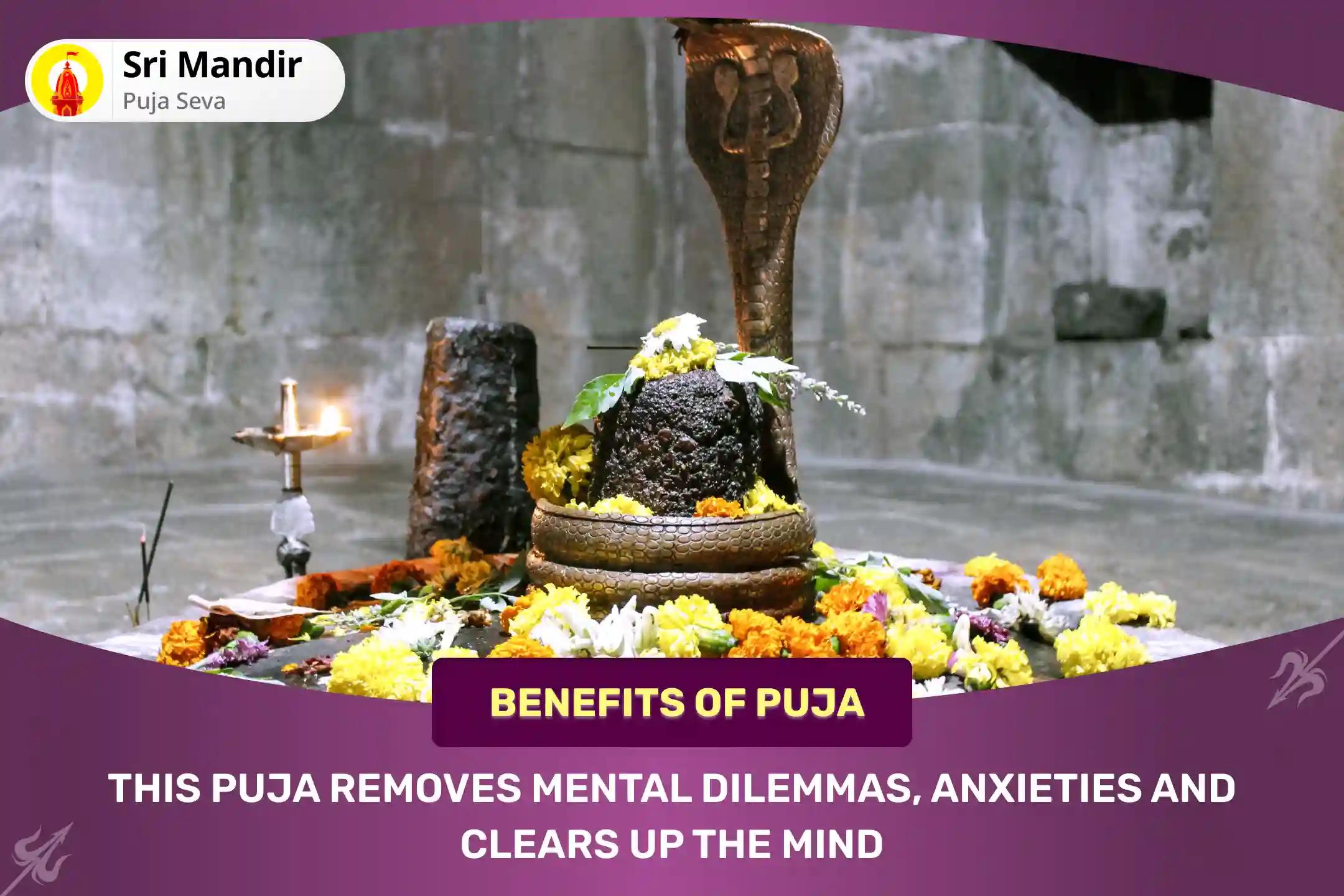 Chaitra Purnima Special Chandra Graha Dosha Shanti Puja and Rudrabhishek for Emotional Stability and Mental Clarity