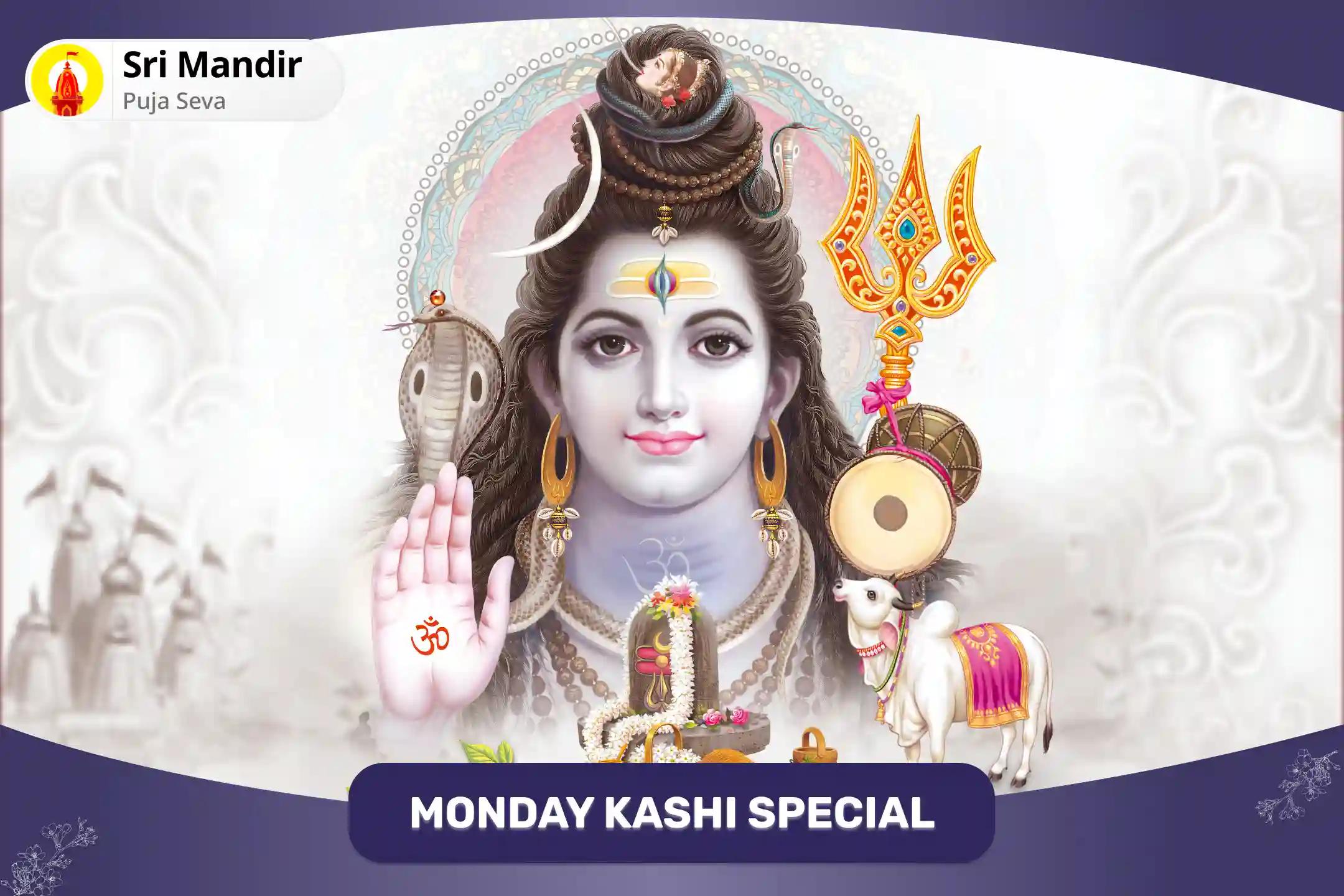 Monday Kashi Special 1008 Mahamrityunjay Jaap and Shiv Rudra Abhishek For Protection from Premature Death, Terminal Illness and Life Threats