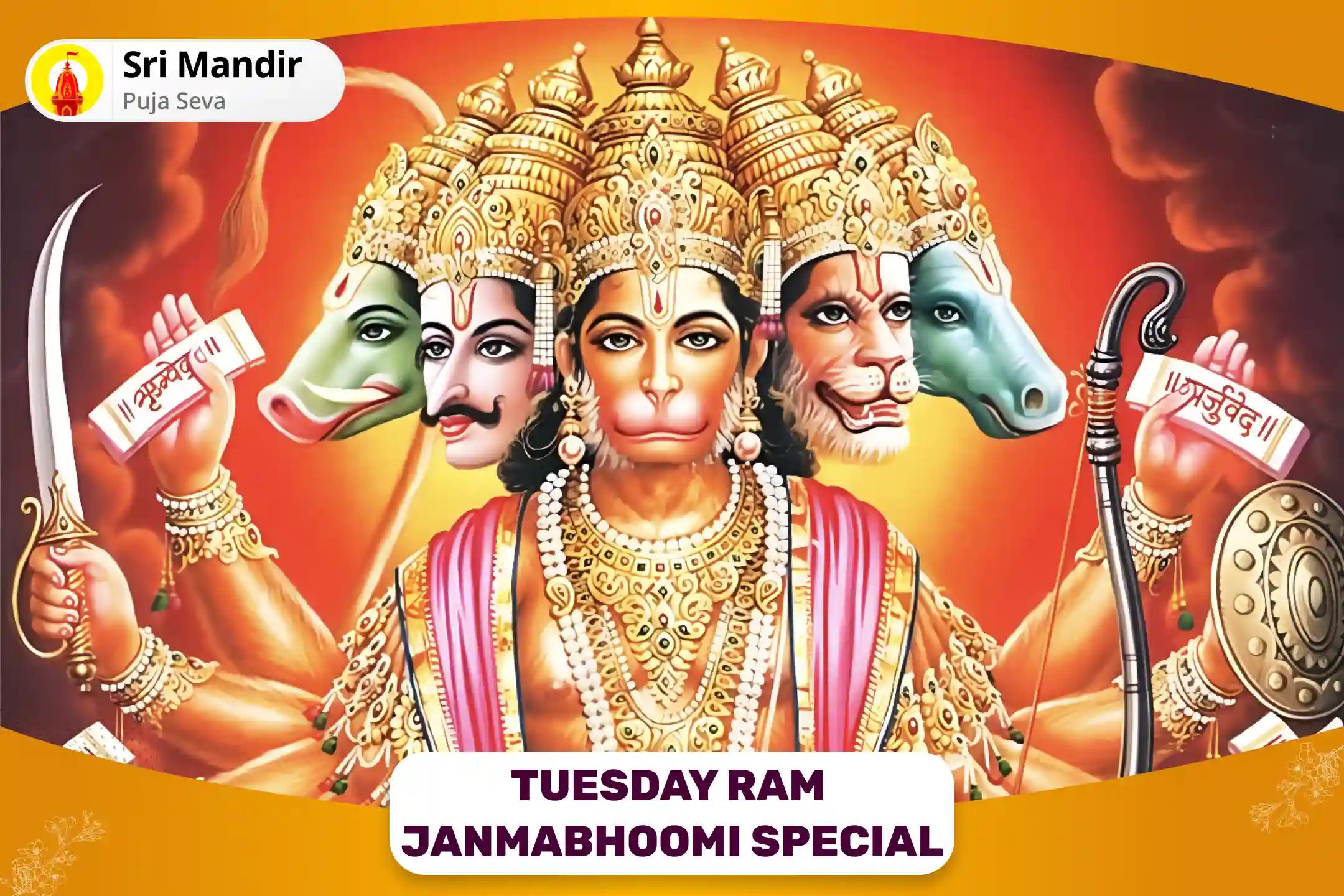 Tuesday Ram Janmabhoomi Special 1008 Hanuman Rudra Mantra Jaap and Hanuman Yagya for Courage and Strength to Overcome Obstacles in Life