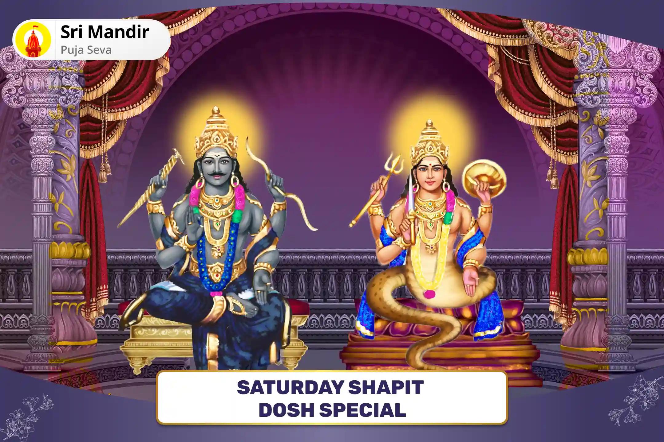 Saturday Shapit Dosh Special Rahu-Shani Shapit Dosh Shanti Yagya and Til Tel Abhishek for Protection from Obstacles and Delays