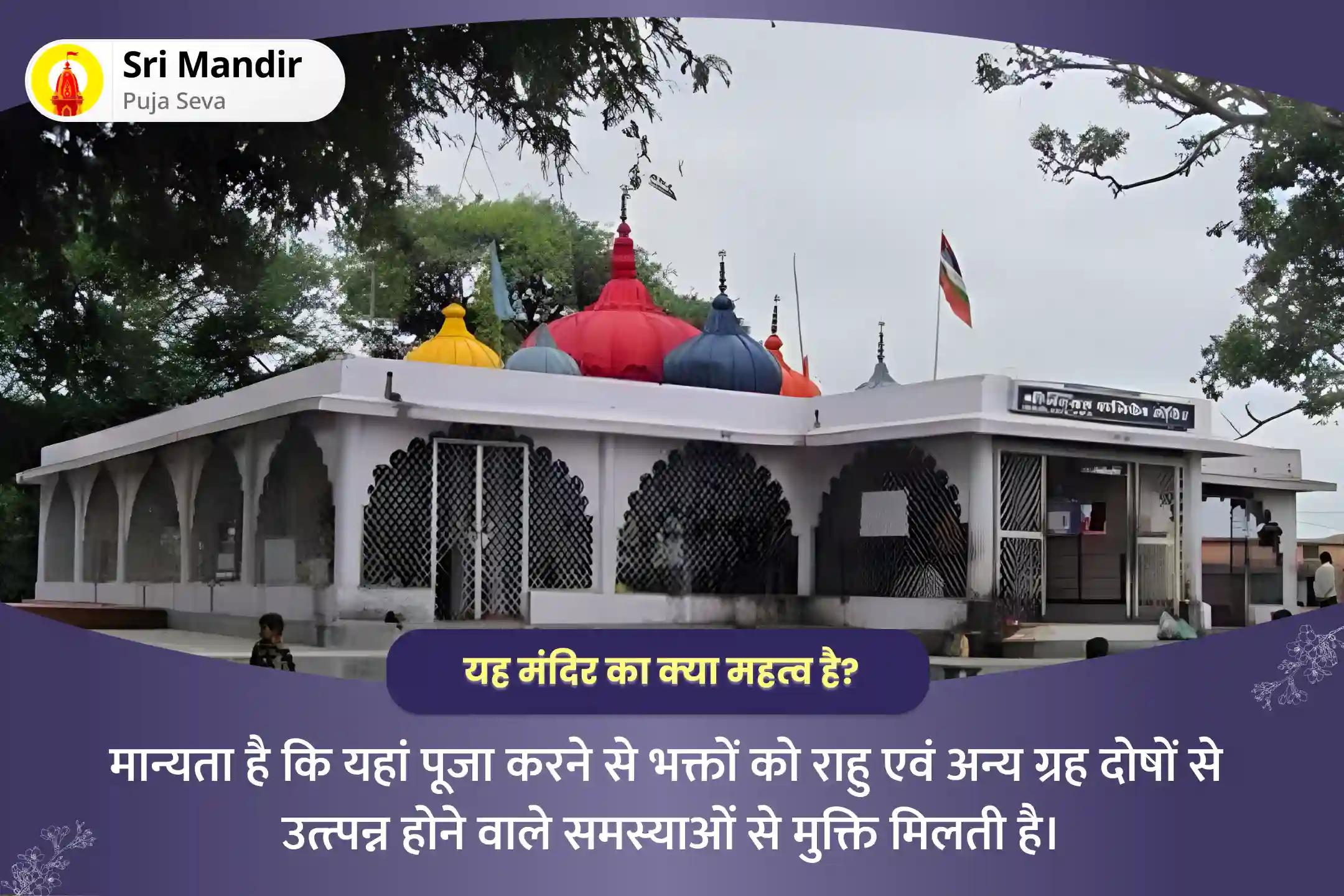 कार्य में विलंब एवं बाधाओं से मुक्ति के लिए शनिवार शापित दोष विशेष राहु-शनि शापित दोष शांति यज्ञ एवं तिल तेल अभिषेक