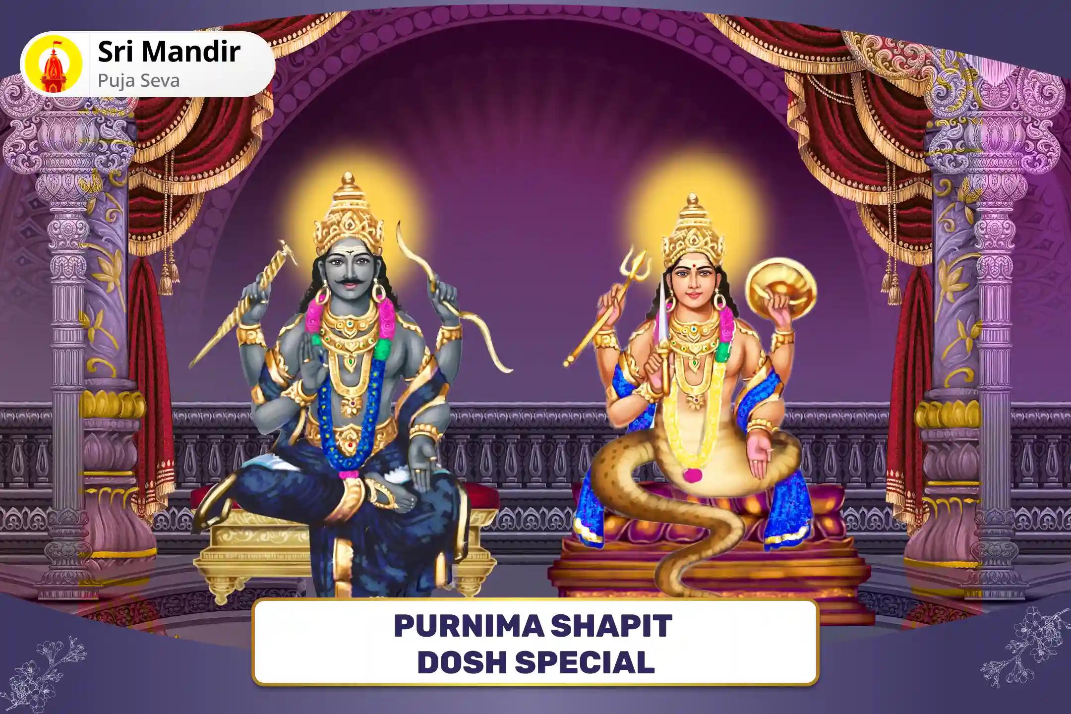 Purnima Shapit Dosh Special Rahu-Shani Shapit Dosh Shanti Yagya and Til Tel Abhishek for Protection from Obstacles and Delays