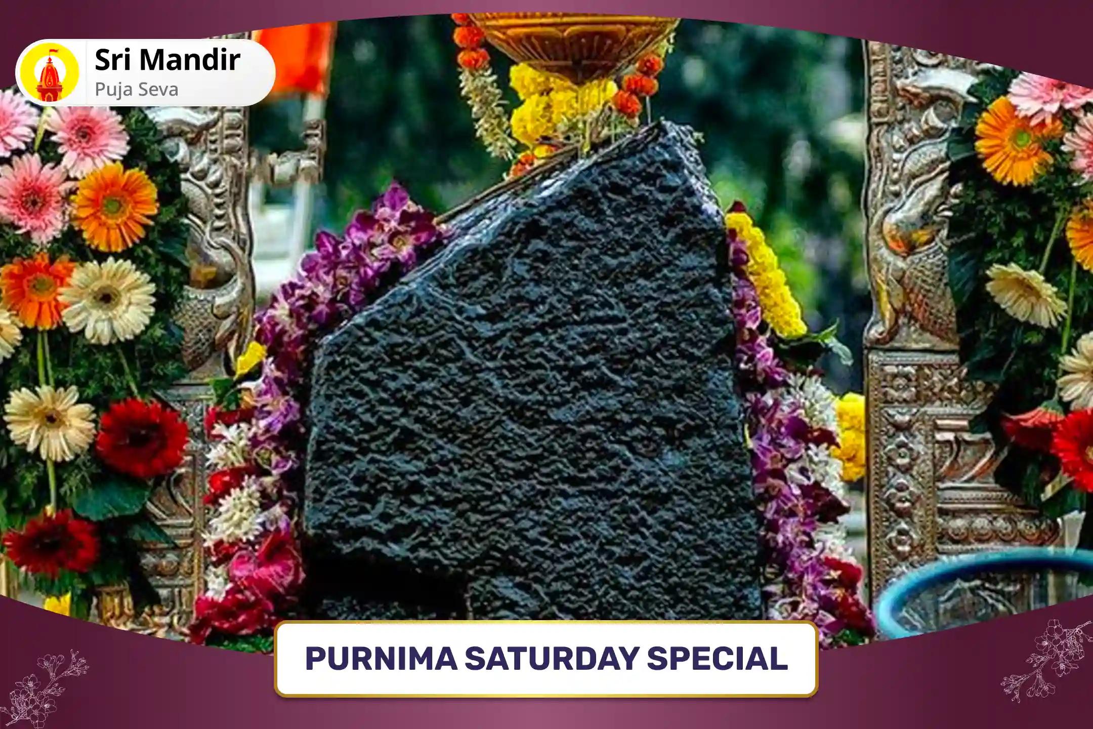 Purnima Saturday Special Shani Saade Saati Peeda Shanti Mahapuja, Shani Til Tel Abhishek and Mahadasha Shanti Mahapuja  For Overcoming Challenges and Adversities in Life