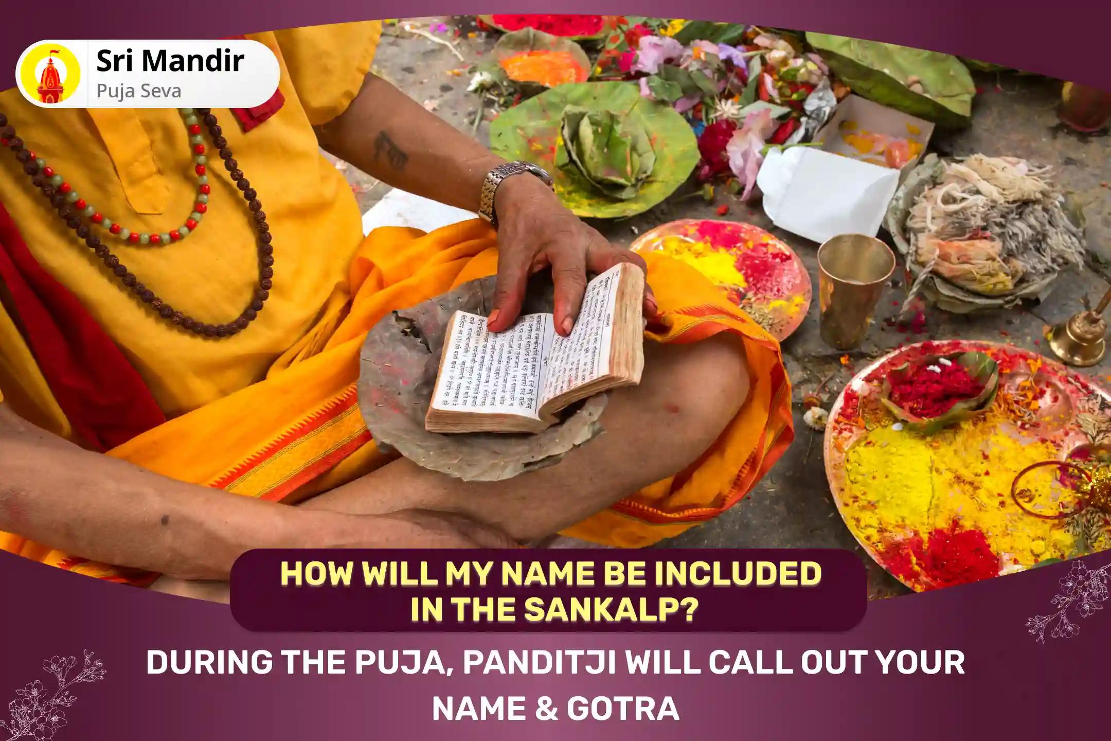 Purnima Saturday Special Shani Saade Saati Peeda Shanti Mahapuja, Shani Til Tel Abhishek and Mahadasha Shanti Mahapuja  For Overcoming Challenges and Adversities in Life