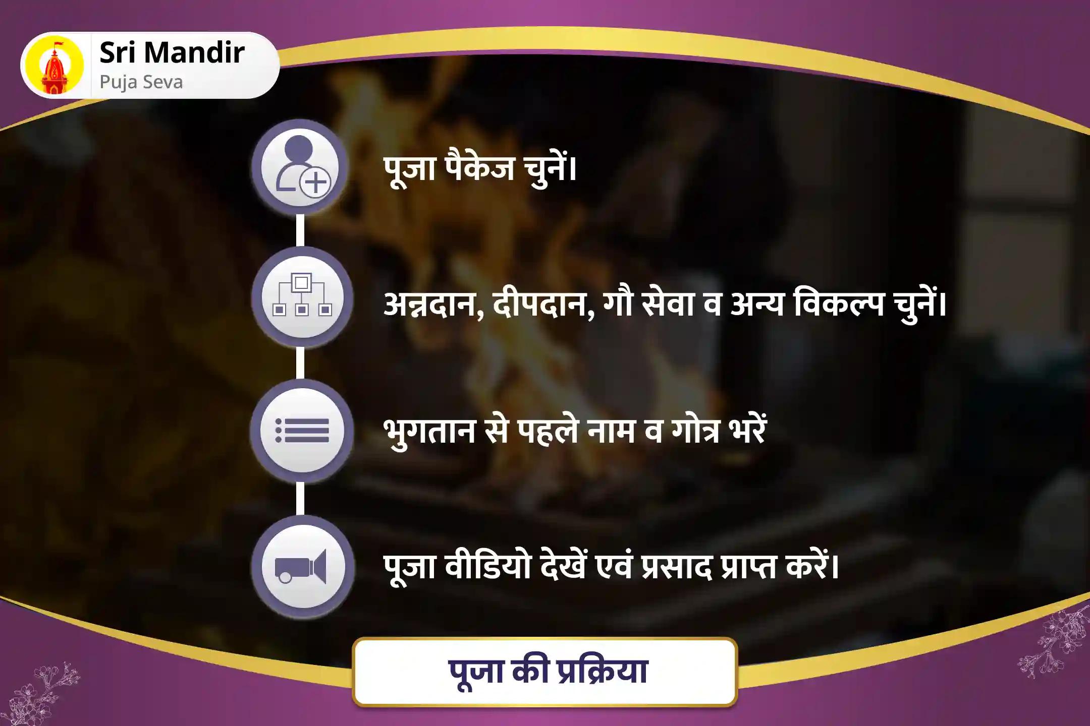 असाध्य रोगों से मुक्ति, बुरे प्रभावों व नकारात्मक ऊर्जा से सुरक्षा के लिए सोमवार ब्रह्म मुहूर्त विशेष 11,000 महामृत्युंजय जाप एवं गिलोय और पंचामृत अभिषेक