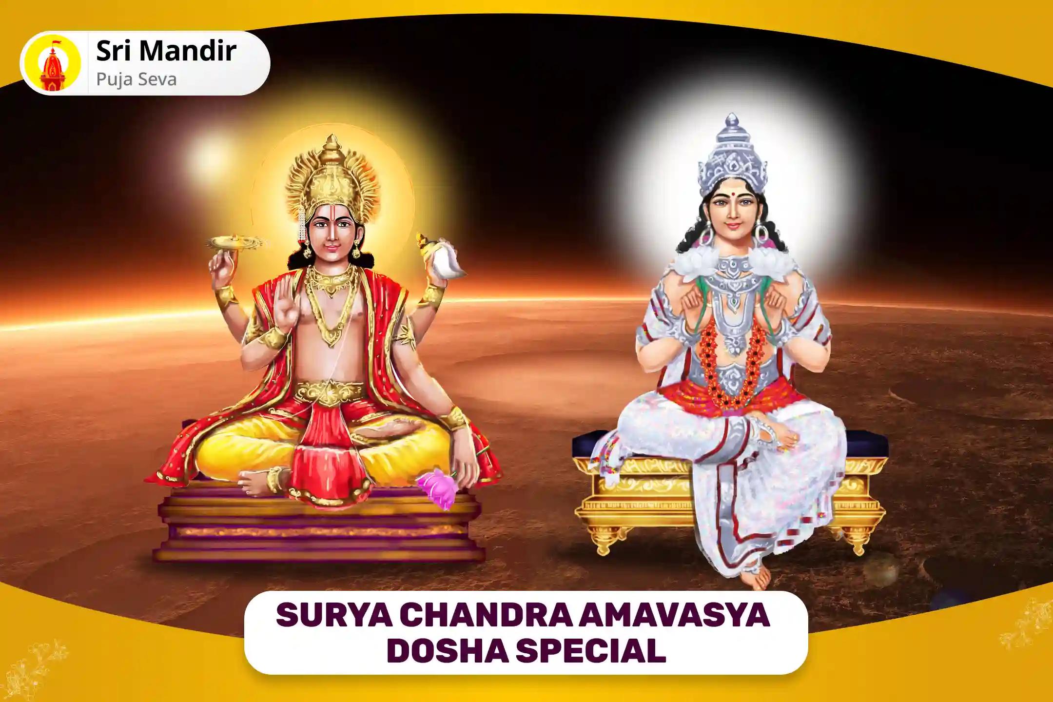 Surya Chandra Amavasya Dosha Special 6,000 Surya Mool Mantra Jaap and 10,000 Chandra Mool mantra Jaap for Recognition and Growth in Professional Life