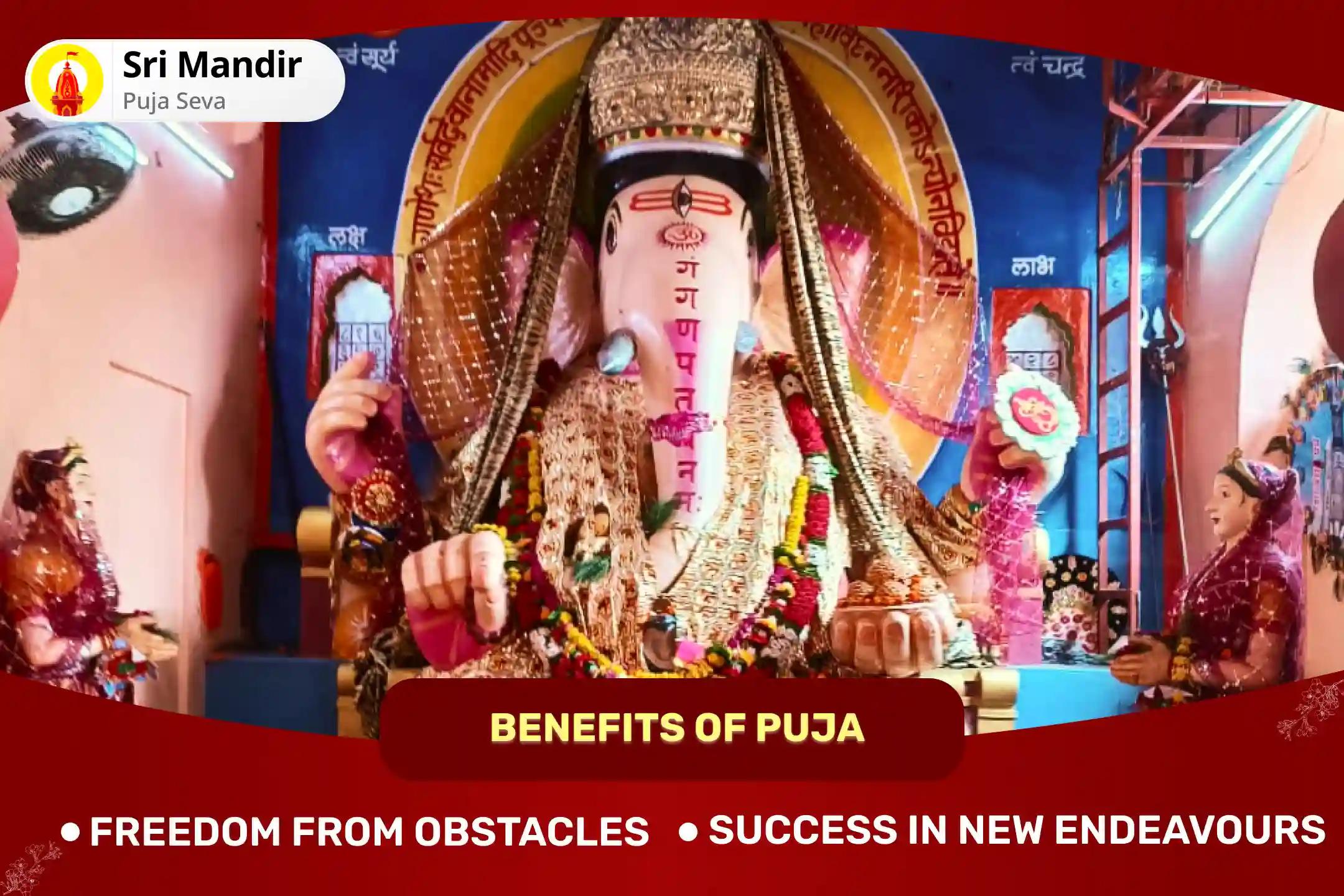 Sankashti Chaturthi Special Vinayak Puja - Ganesh Stotra Path and 1008 Ganesh Mool Mantra Jaap and Havan for Removing Obstacles and Success in New Ventures