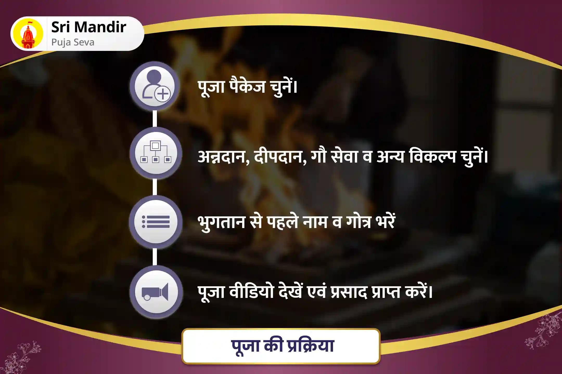 जीवन की चुनौतियों एवं बाधाओं से सुरक्षा के लिए शनिवार विशेष शनि साढ़े साती पीड़ा शांति महापूजा और तिल तेल अभिषेक 