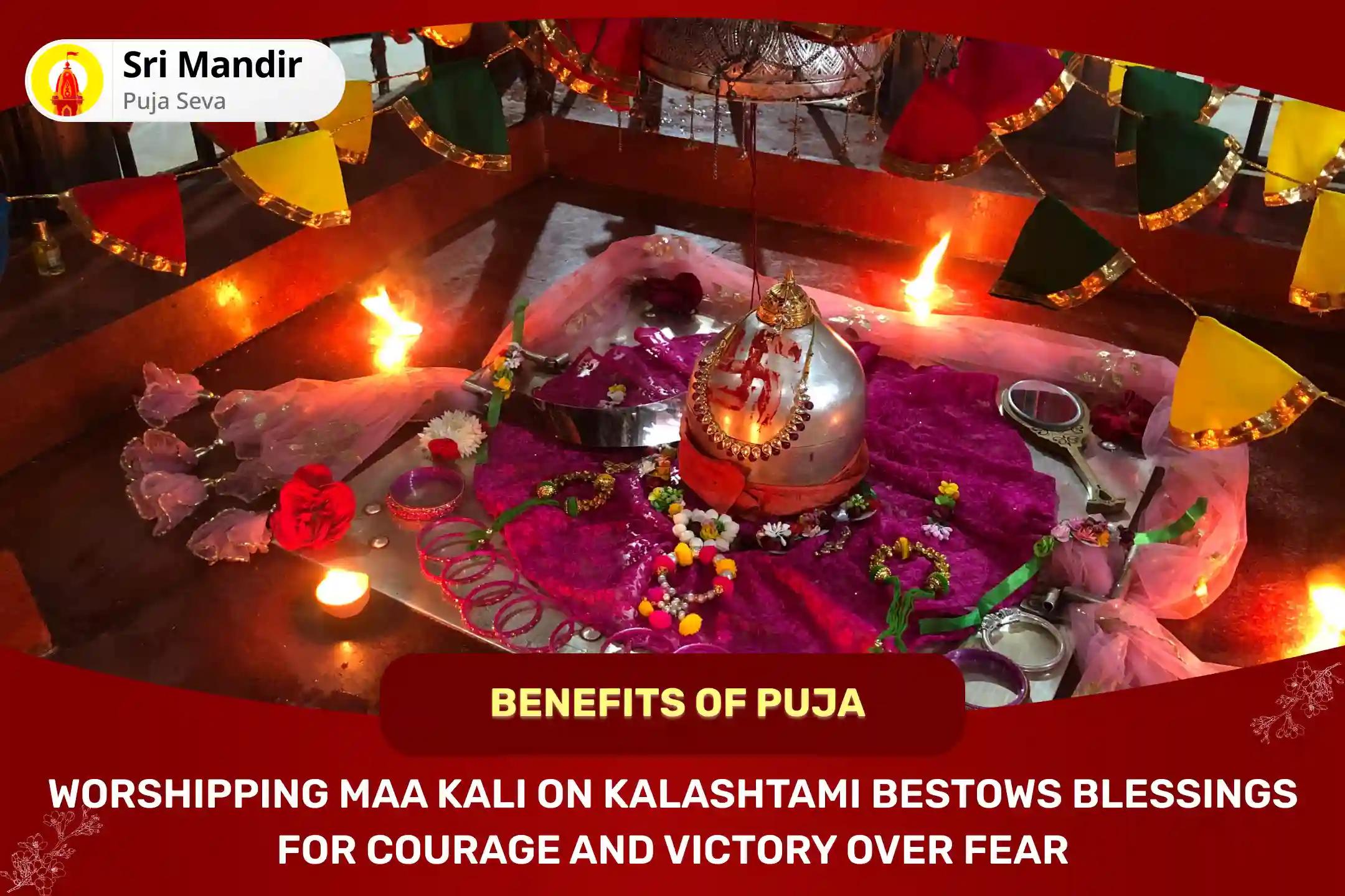  Kalashtami Tantrapeeth Special 1008 Gudhal Pushp (Hibiscus) Yantra Abhishek and Maa Kali Tantra Yukta Yagya for Courage and Strength to Conquer Fear