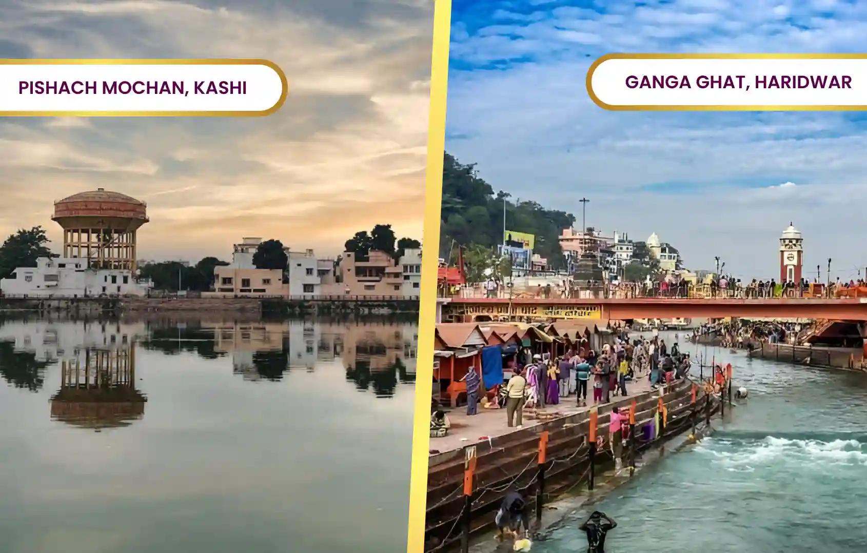 Pishach Mochan Kund and Ganga Ghat, Kashi, Haridwar