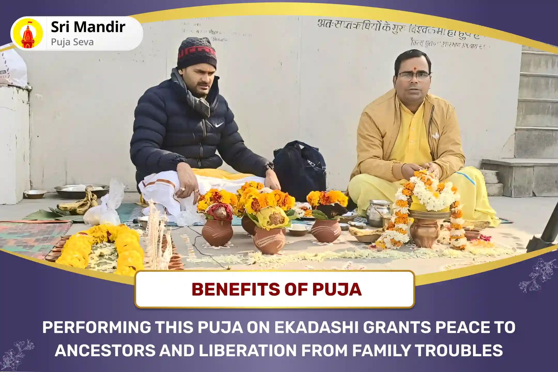 Moksha Teerth Combo Special Pitru Dosha Nivaran Puja and Haridwar Ganga Abhishek Puja For Peace of Ancestor's souls and Resolving Family Disputes