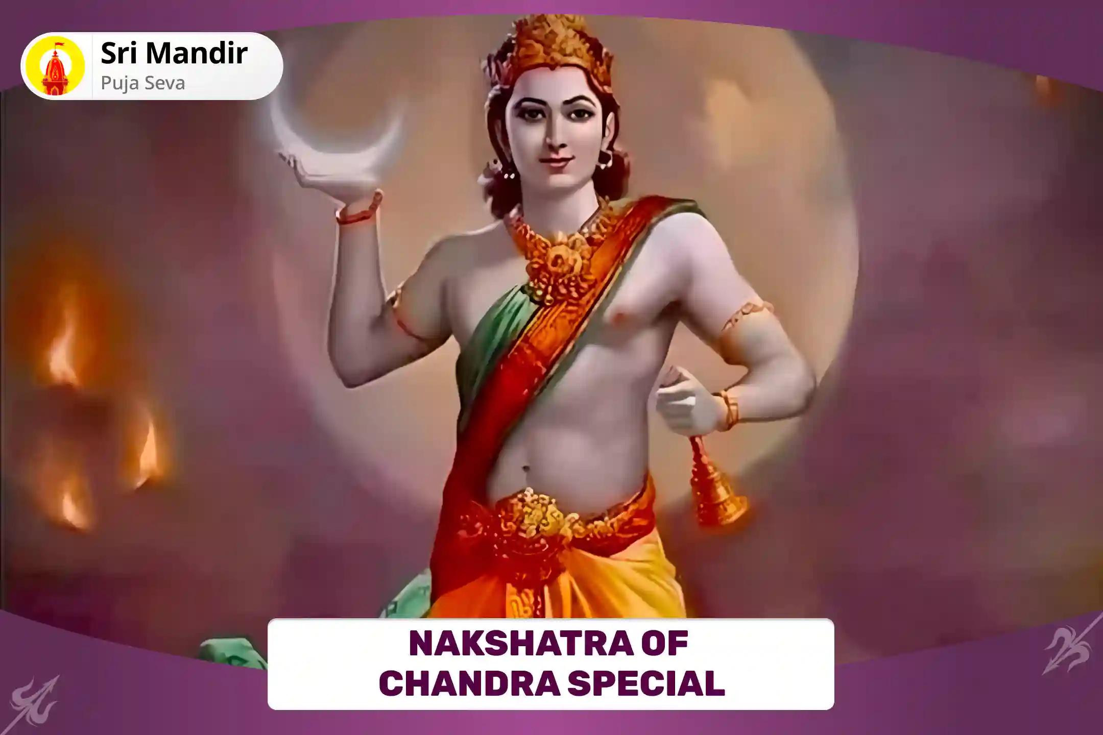 Nakshatra of Chandra Special Chandra Grah Shanti Puja: 10,000 Chandra Mool Mantra Jaap and Havan for Attaining Emotional Stability and Mental Clarity