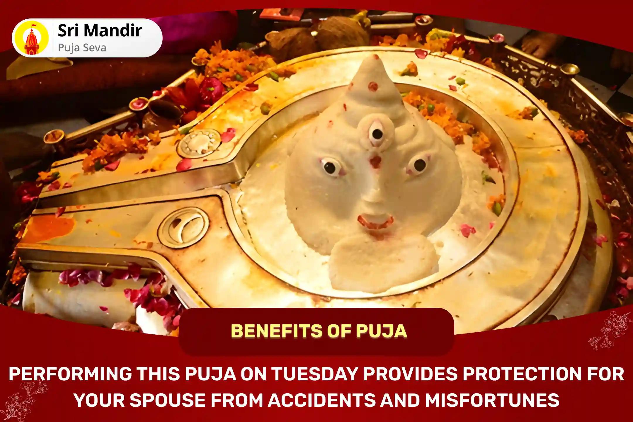 Tuesday Special Manglik Dosha Nivaran Mahapuja, Bhaat Puja and Shri Mangalnath Mahabhishek for Protection of Spouse from Accidents and Misfortunes