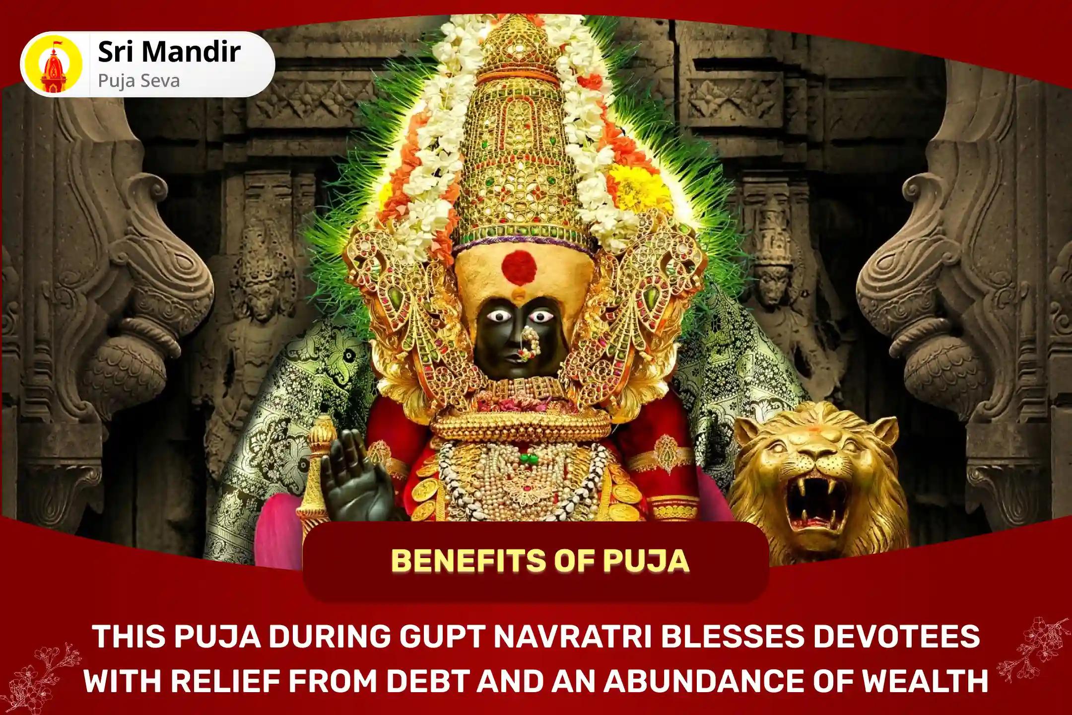 Gupt Navratri Tritiya Special - Day 4 Shri Siddha Dhandayak Maha Kamala Tantra Yukta Havan and Lakshmi Prapti Havan for Debt Relief and Abundance of Wealth