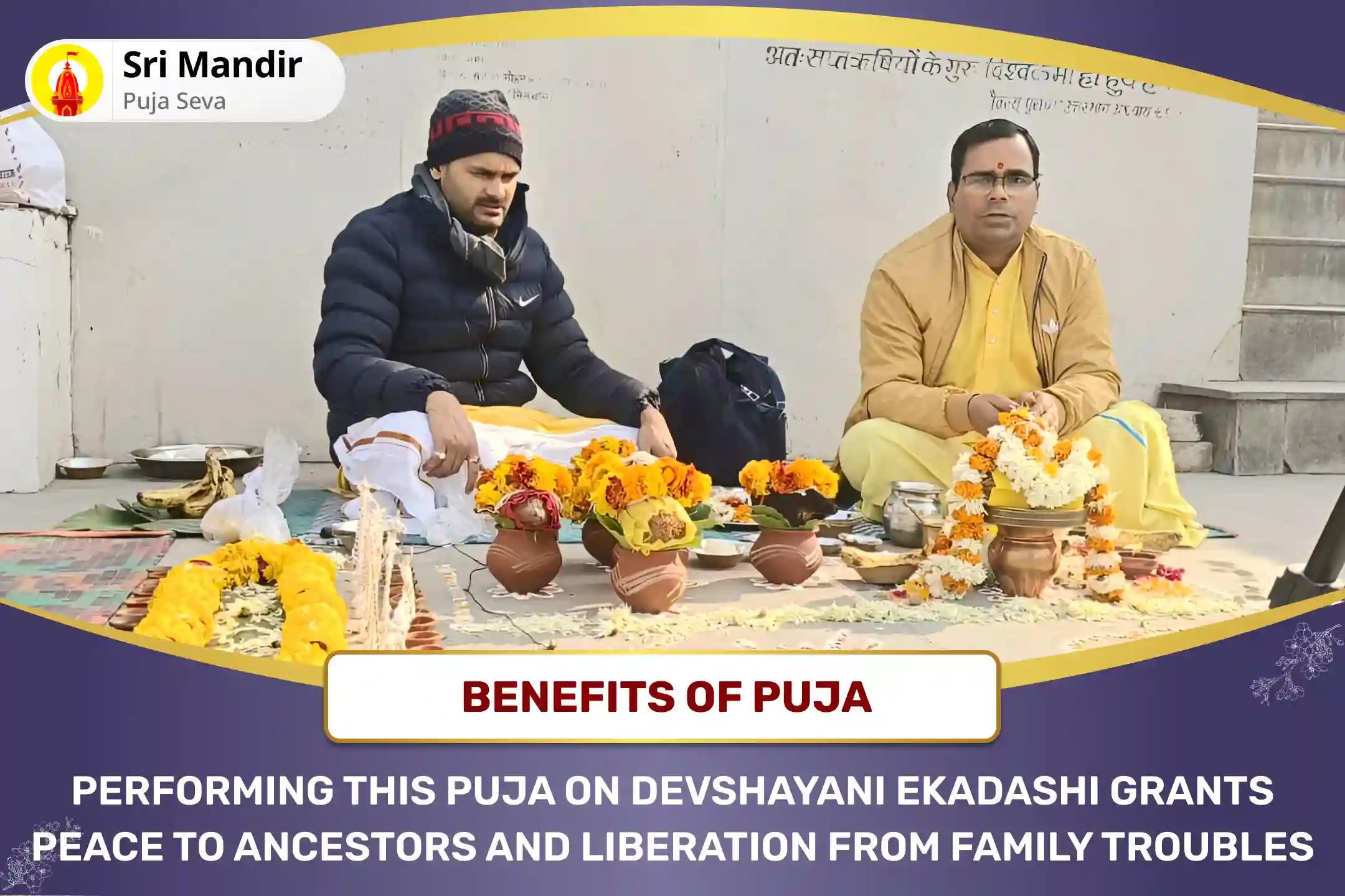 Devshayani Ekadashi Special Pitru Dosha Nivaran Puja and Haridwar Ganga Abhishek Puja For Peace of Ancestor's souls and Resolving Family Disputes