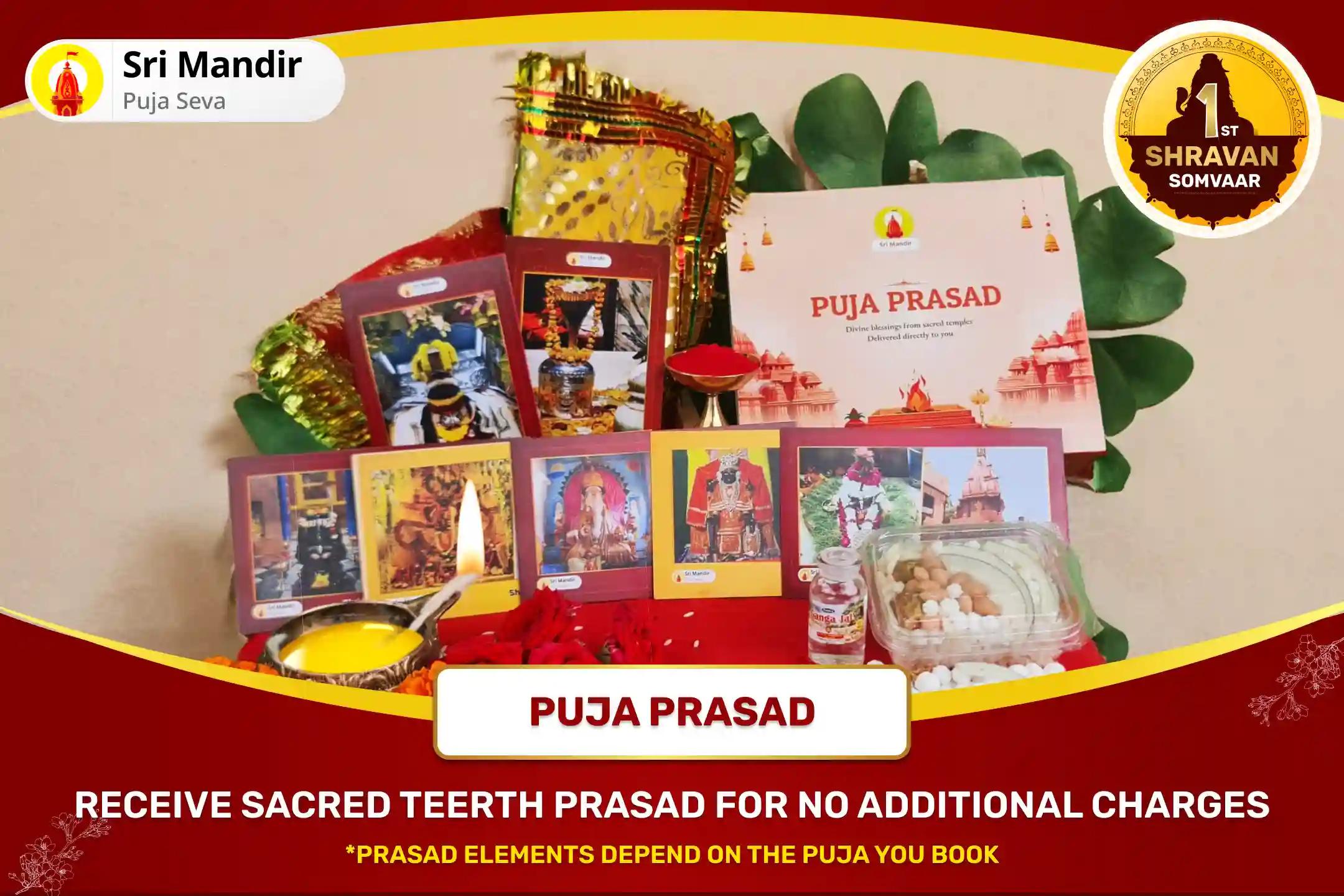 Shravan Monday Special  Maha Rudrabhishek at Four Sacred Shivalayas for Blessings of Good Health and Protection from Negative Influences