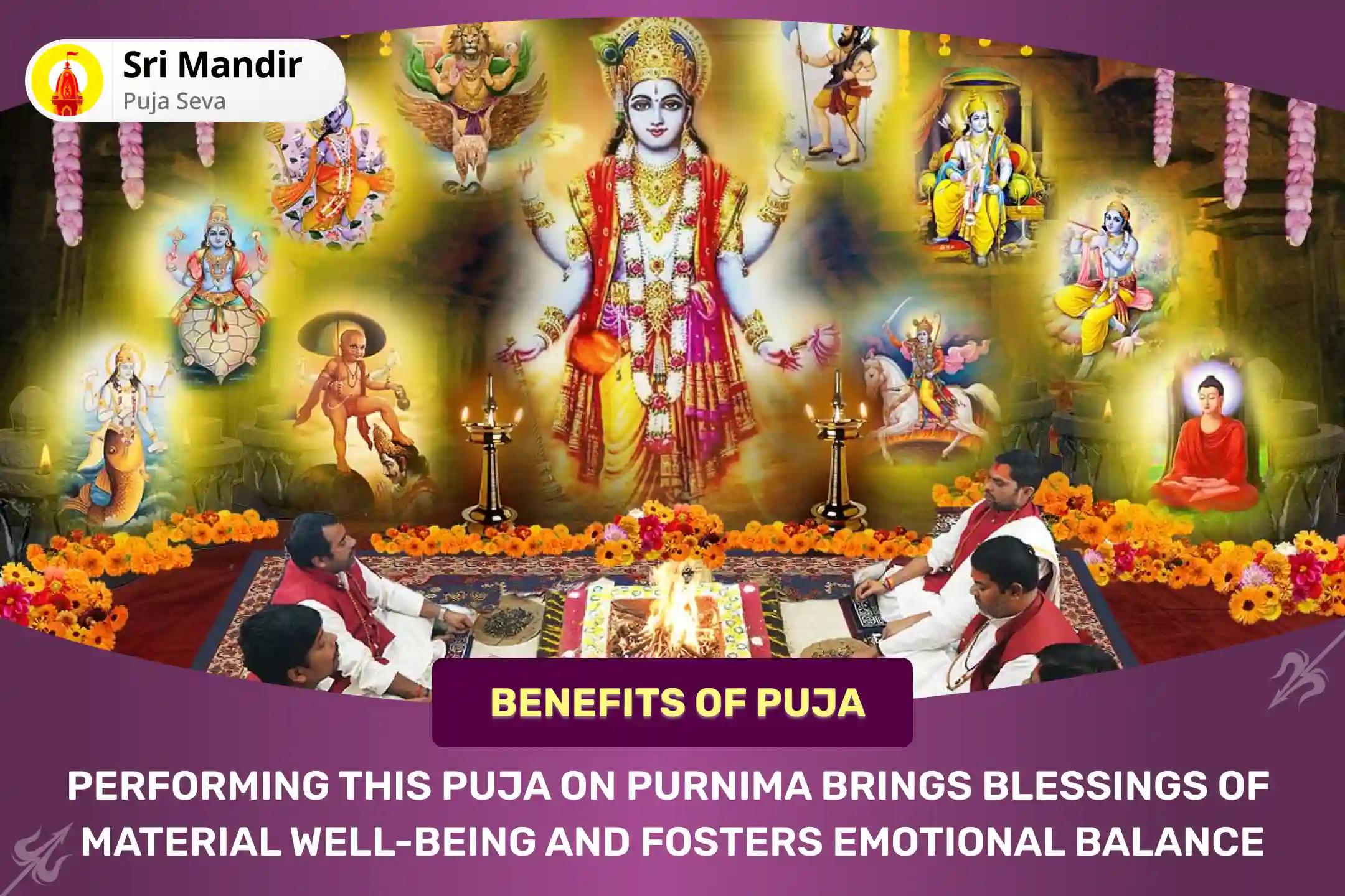 Jyotirlinga Purnima Special Satyanarayan Katha and Navagraha Shanti Puja for Enhancing Material Prosperity and Promoting Emotional Well-Being