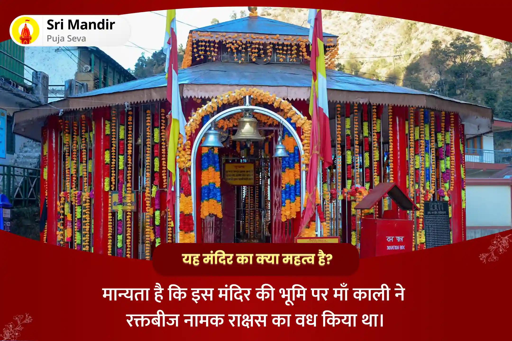 मानसिक एवं शारीरिक शक्ति के लिए तंत्रपीठ रूद्रप्रयाग तीर्थ विशेष दस महाविद्या पूजा एवं माँ काली तंत्र युक्त हवन