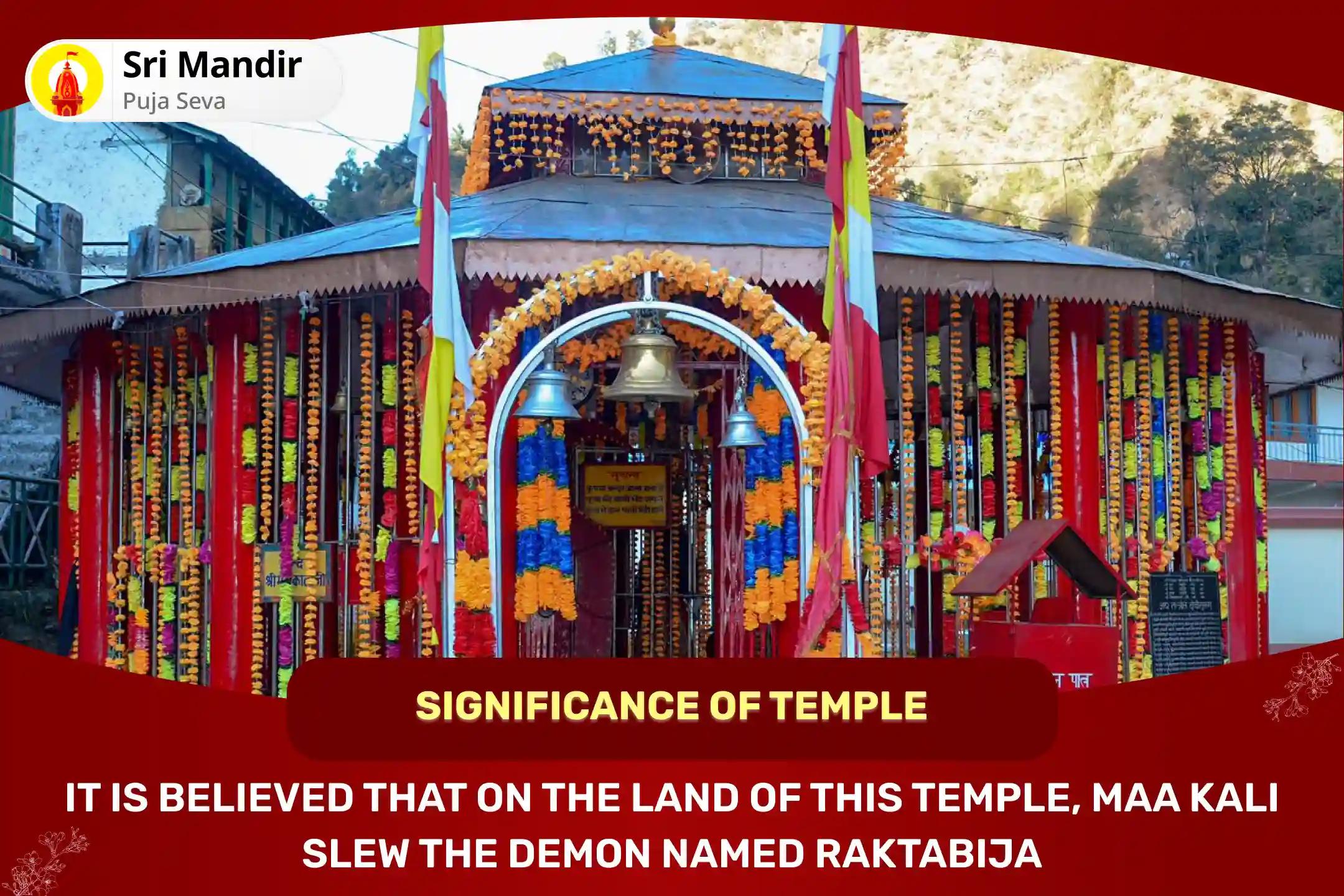 Tantrapeeth Rudraprayag Teerth Special 10 Mahavidya Puja and Maa Kali Tantra Yukta Havan for Mental and Physical Strength
