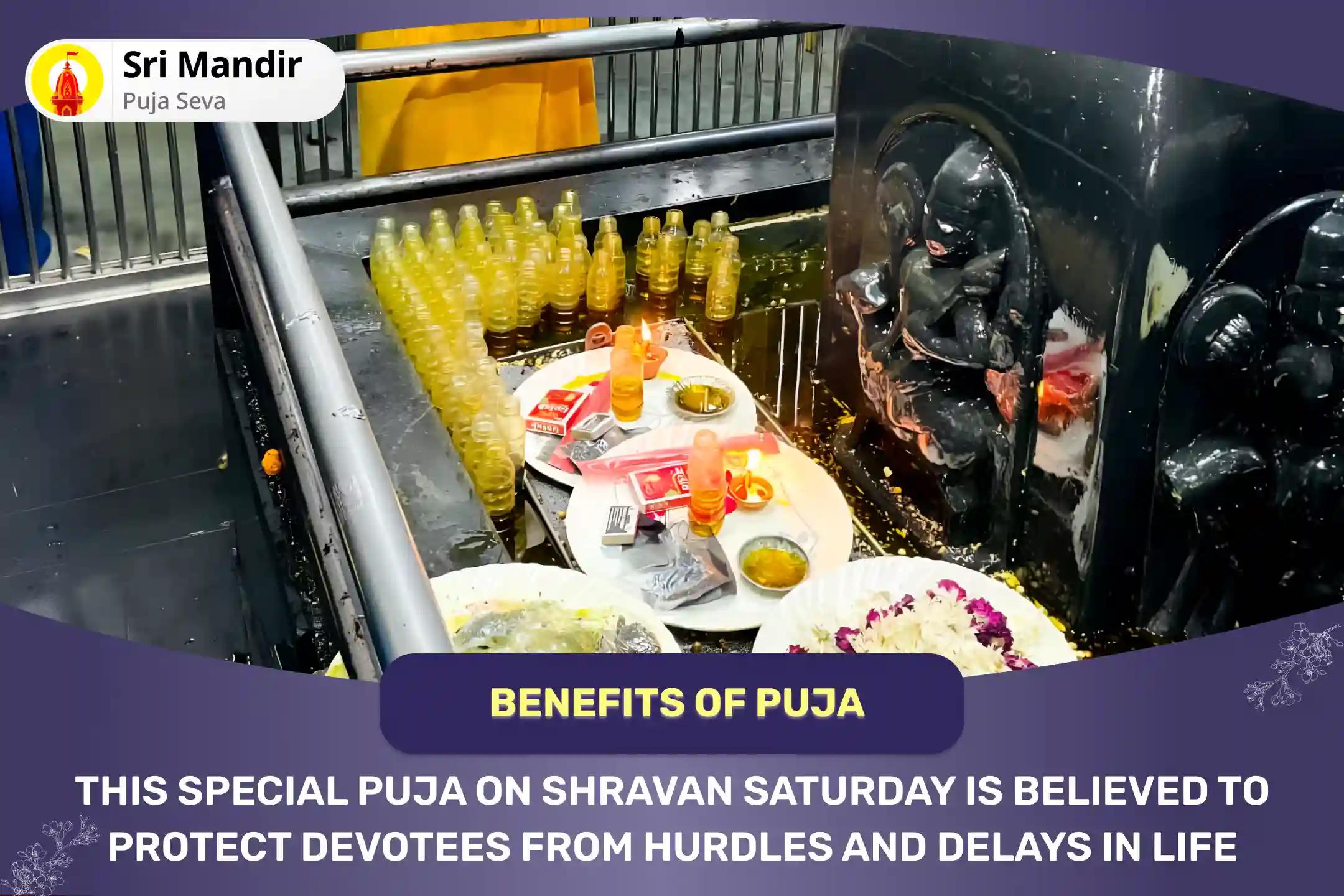 Shravan Saturday Special Rahu-Shani Shrapit Dosh Shanti Havan and Til Tel Abhishek for Protection from Obstacles and Delays