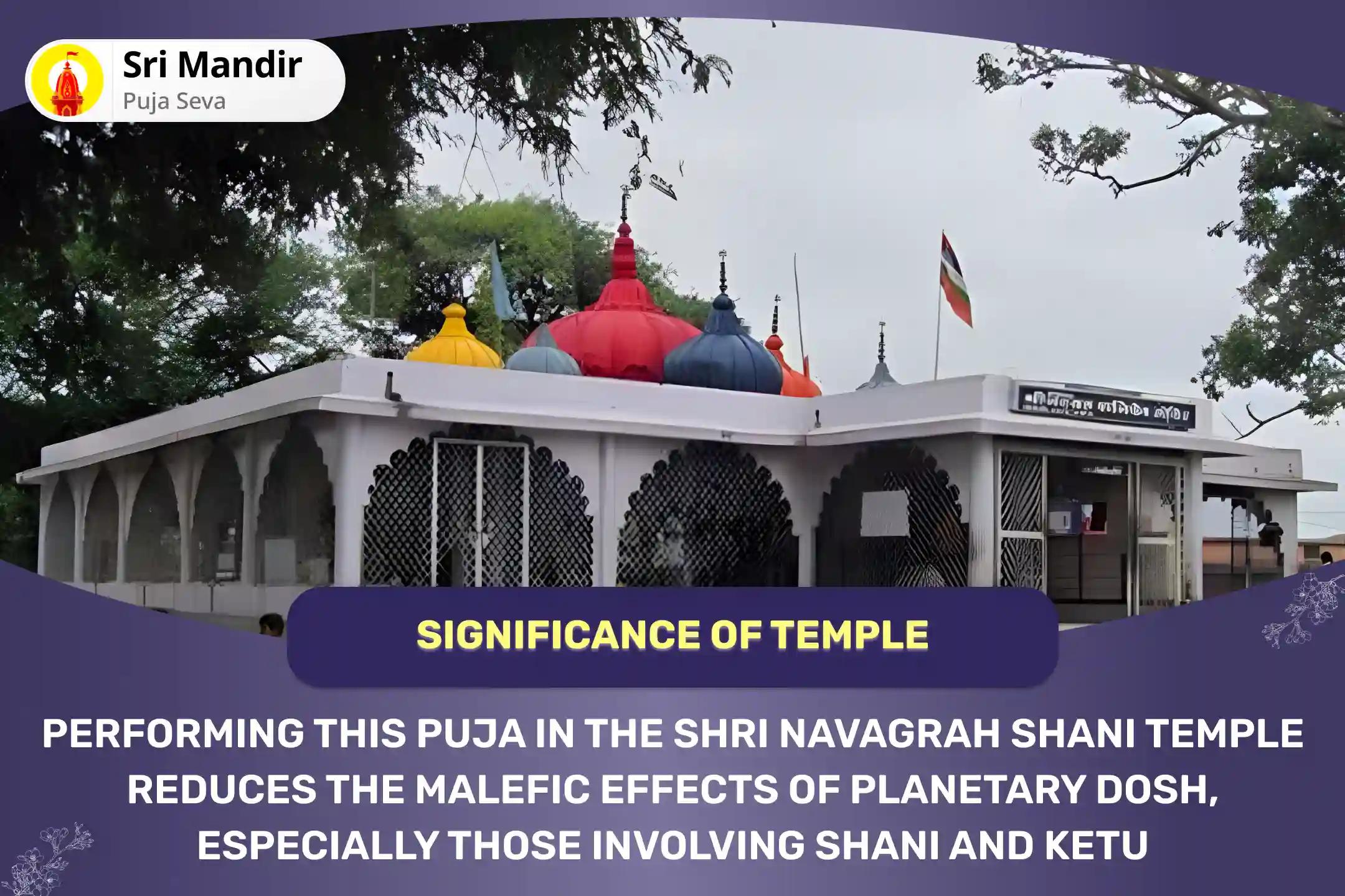 Shravan Nakshtra of Shani Special Ketu-Shani Shrapit Dosh Shanti Yagya and Shani Til Tel Abhishek For Mental Well-Being and Peace of Mind