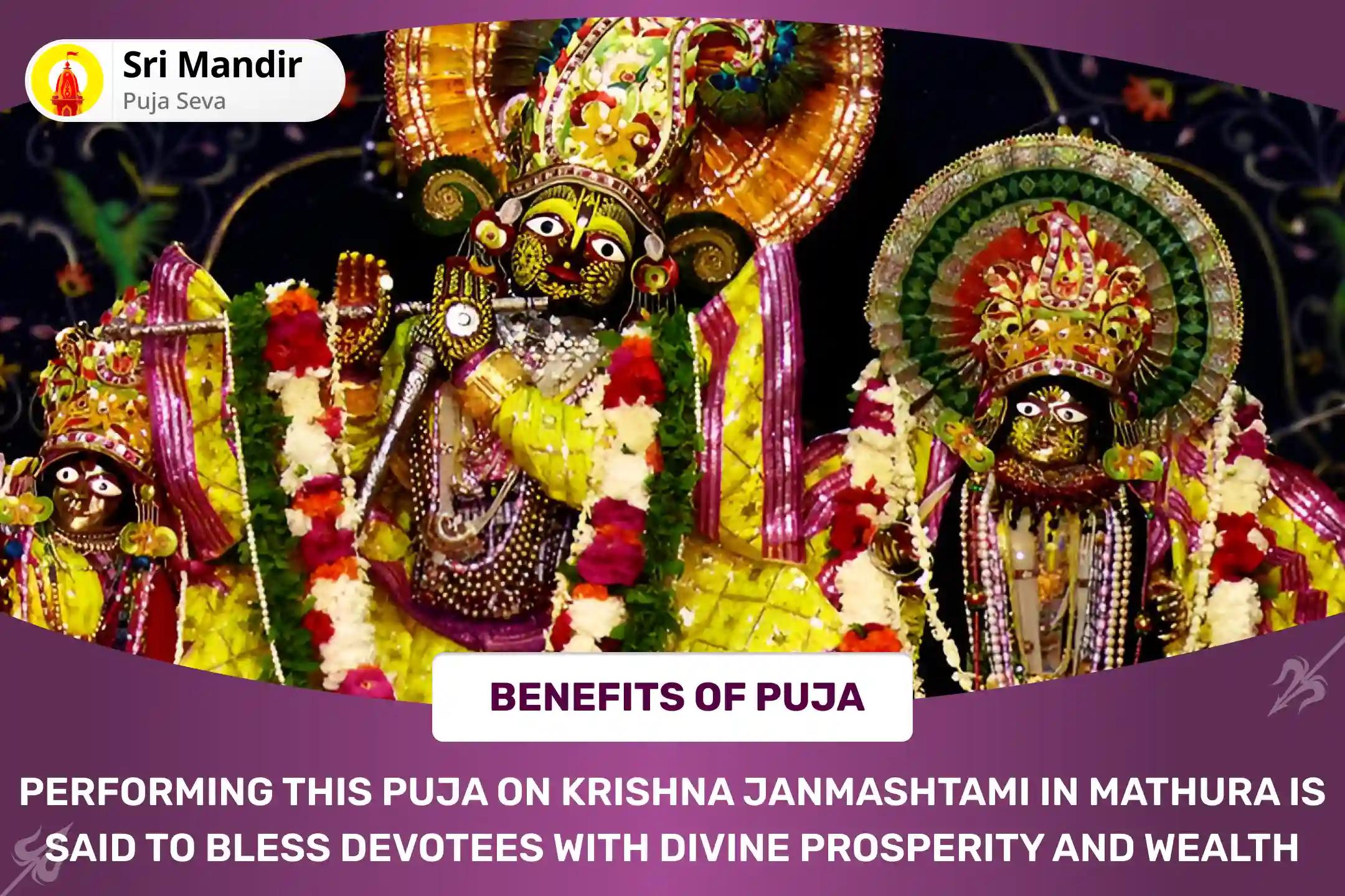 Krishna Janmashtami Birthplace of Krishna Special Ladoo Gopal Panchamrit Abhishek and Jhuhlanotsav To Attract divine Prosperity, Abundance, and Wealth into the Household