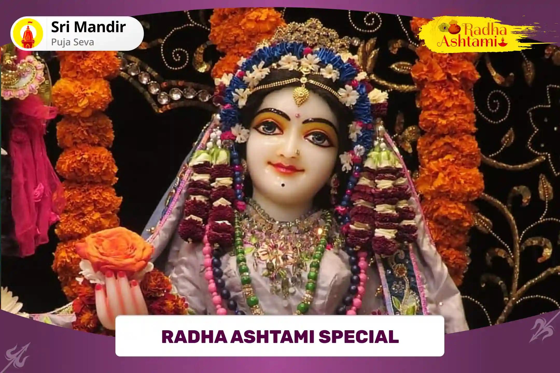 Radha Ashtami Special Radha Rani Panchamrit Abhishek and Sri Suktam Path To get Blessings for Abundance of Wealth and Bliss in Life