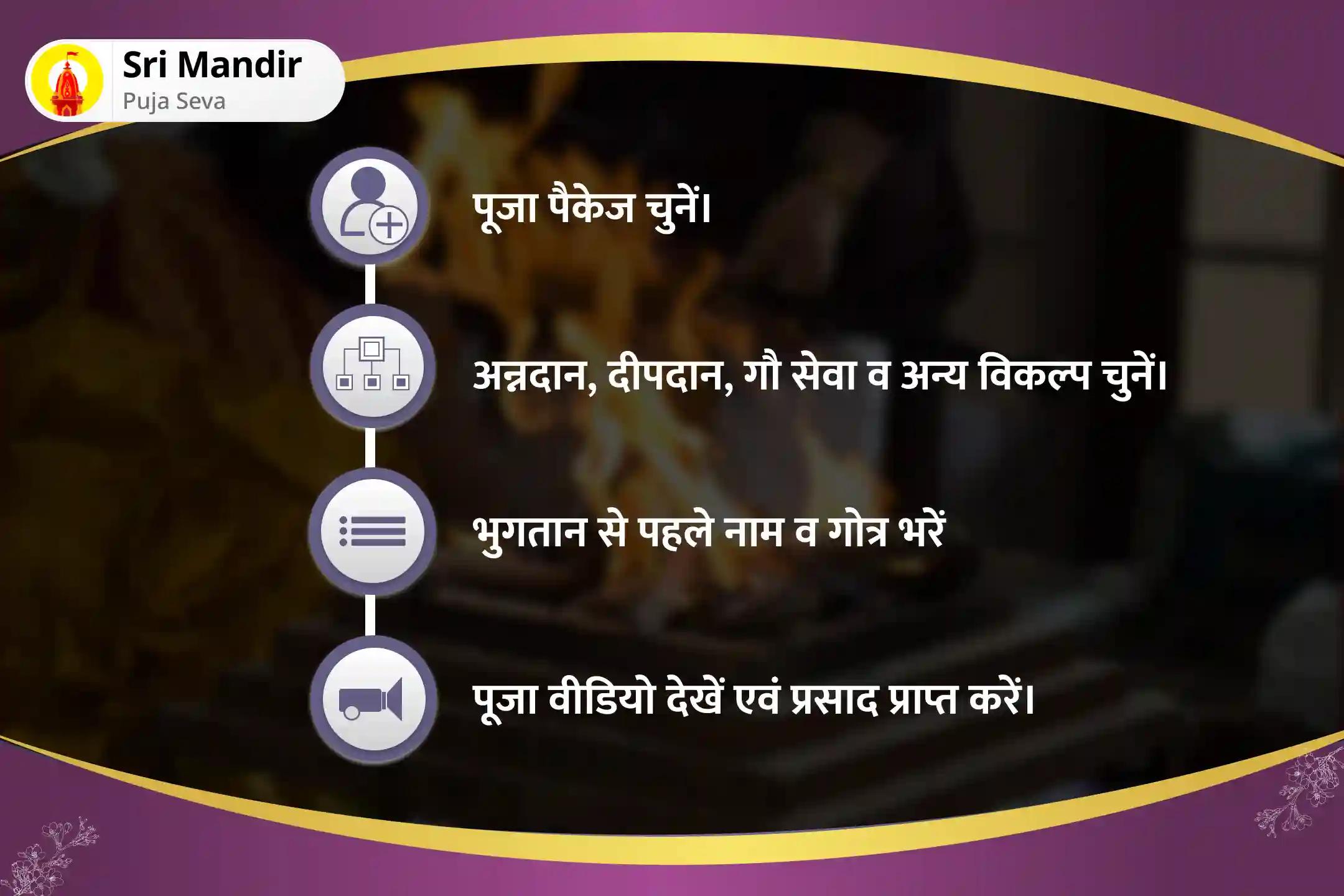 रोग मुक्ति एवं स्वस्थ जीवन का आशीर्वाद प्राप्त करने के लिए भाद्रपद सोमवार विशेष 11,000 शिव रुद्र जाप एवं महामृत्युंजय हवन