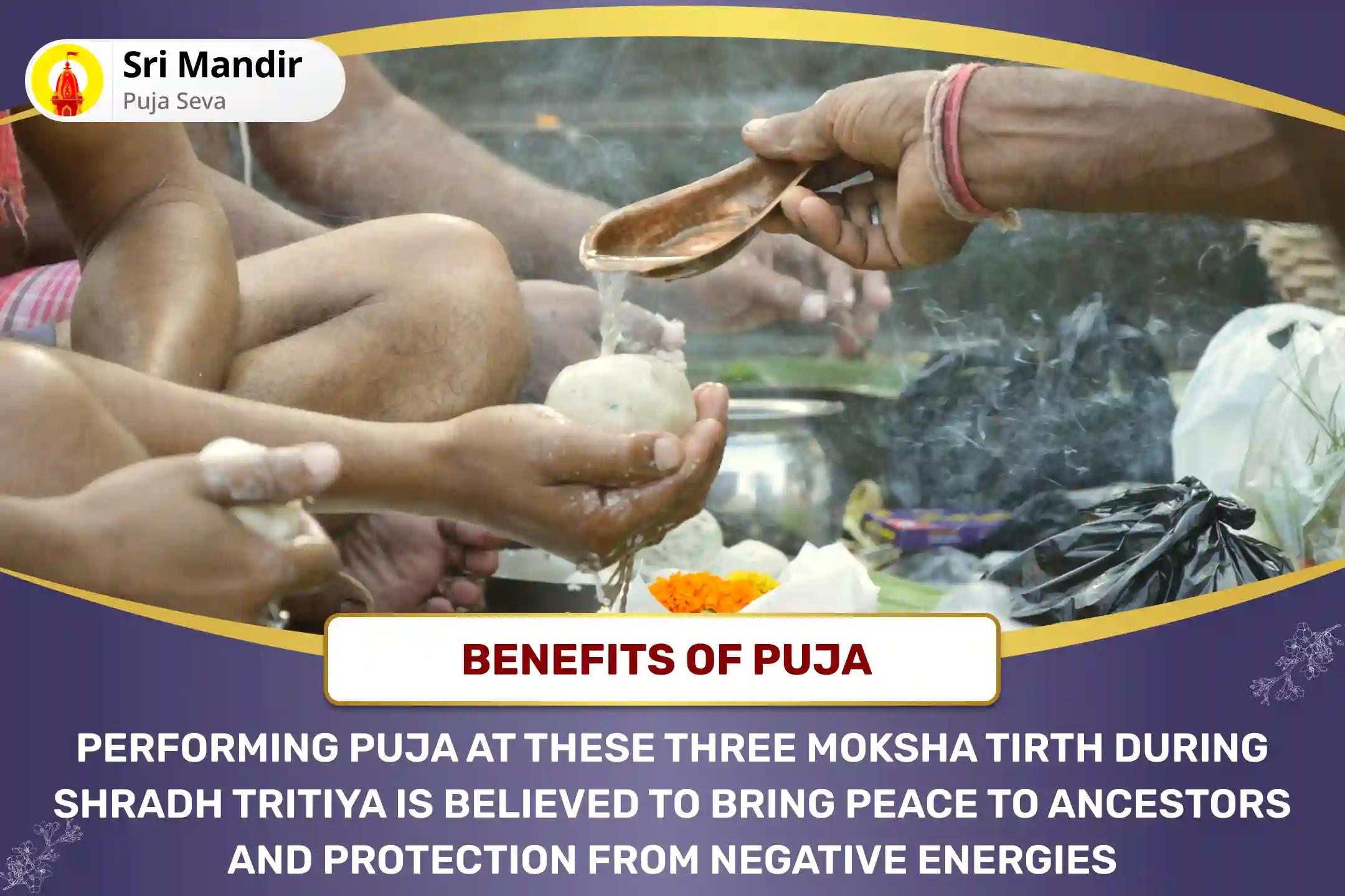 Shradh Tritiya Moksha Tirth Combo Special Narayan Bali, Naag Bali and Pitru Shanti Mahapuja for Peace of Departed Souls and Protection from Negative Energies