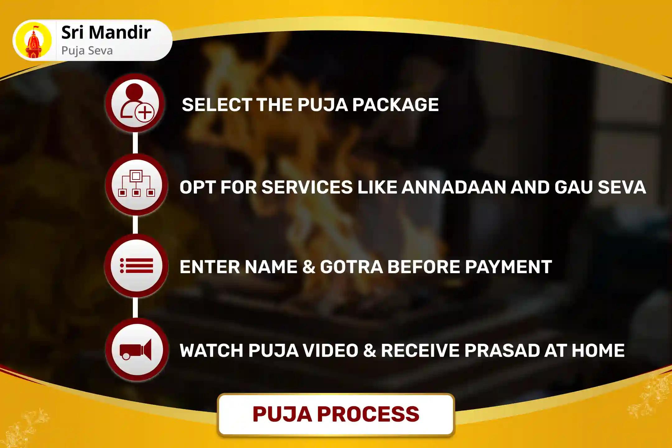 Shradh Ekadashi Pitru Adipati Combo Special Narayan Bali, Naag Bali Puja and 11,000 Pitru Adipati Vishnu Dwadakshari Mantra Jaap for Peace of Ancestor's souls and Abundance in Family