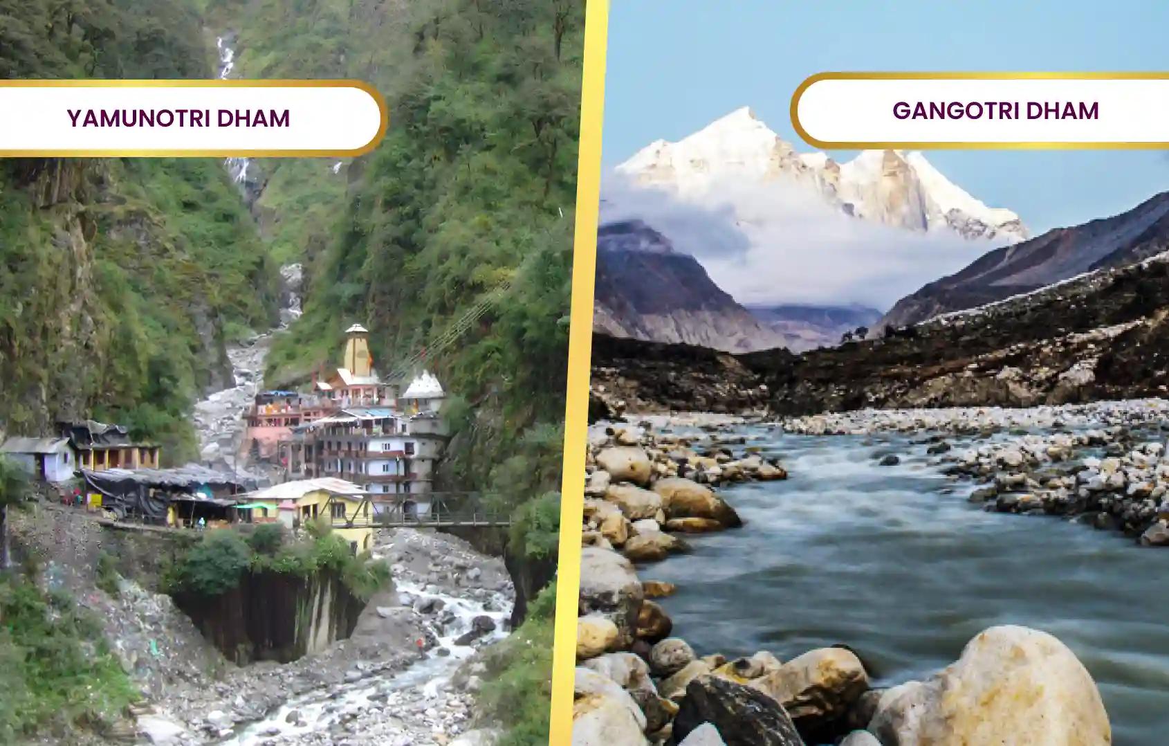 Ganga Ghat, Yamuna Ghat, Shri Gangotri Dham, Shri Yamunotri Dham, Uttarakhand