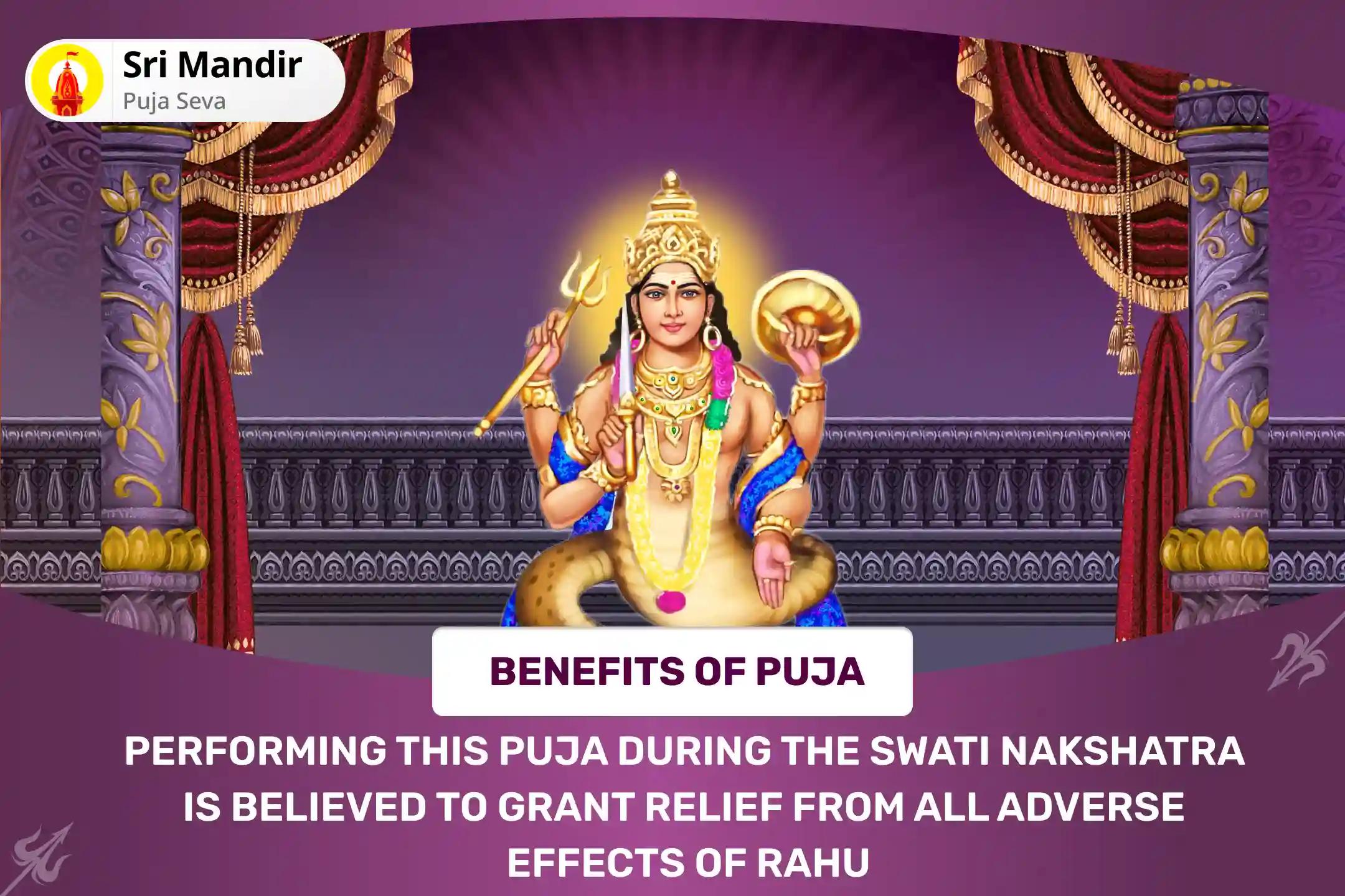 Nakshatra of Rahu Special 18,000 Rahu Mool Mantra Jaap and Dashansh Havan for Blessing of Mental Well-Being and Improved Judgement