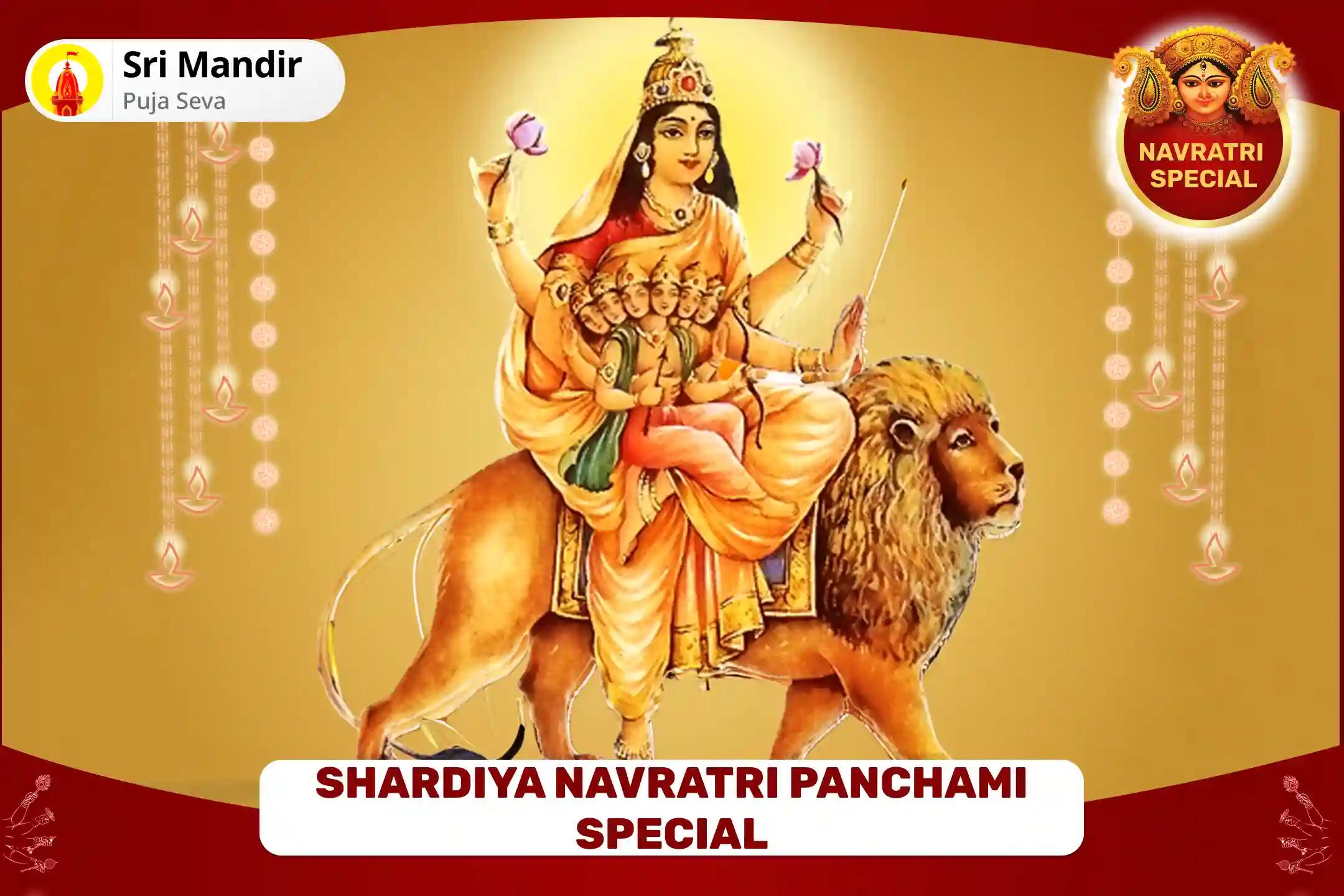 Shardiya Navratri Panchami Special 11,000 Maa Skandamata Mool Mantra Jaap and Kavach Path Havan for Protection and Well-Being of your Children