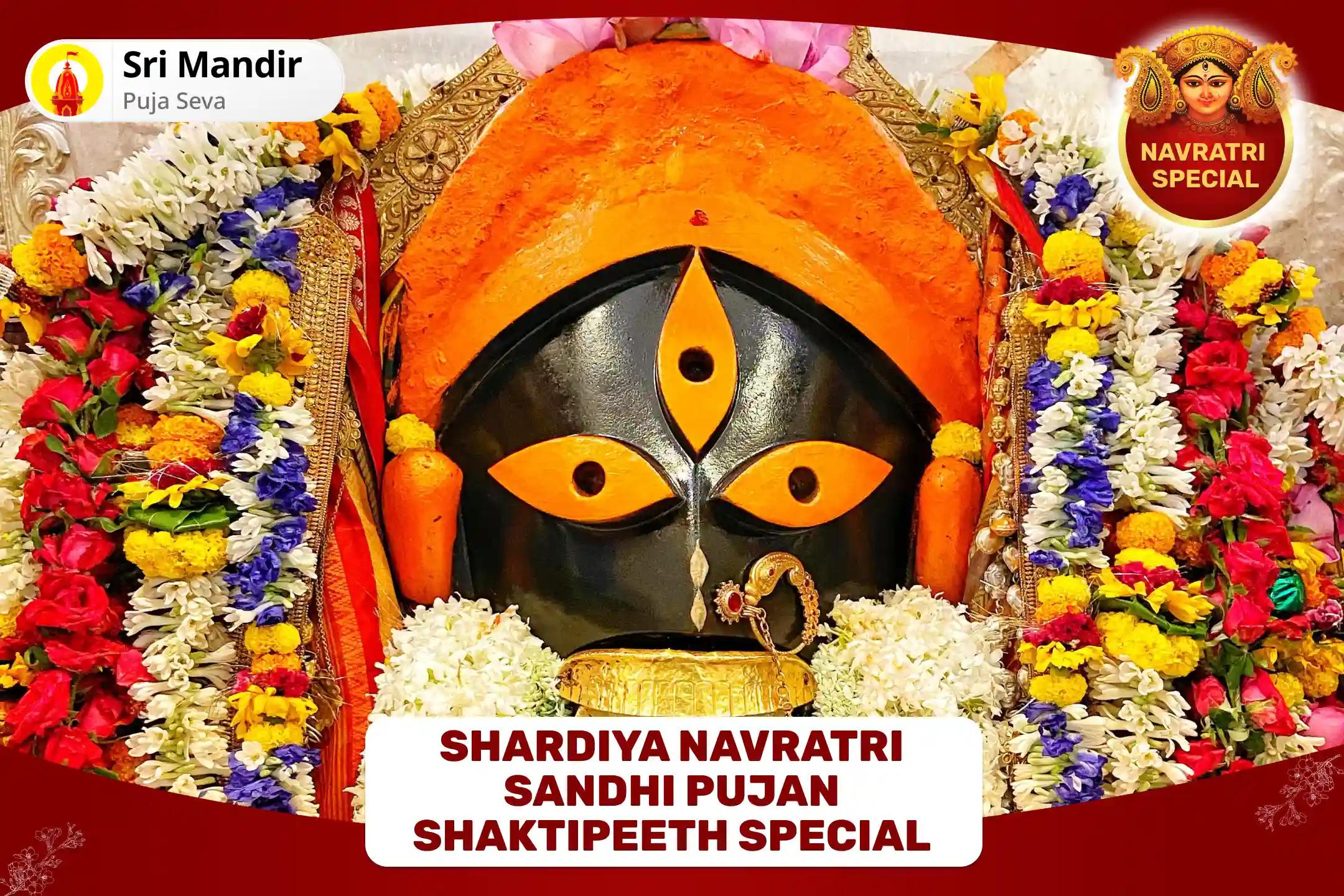 Shardiya Navratri Sandhi Pujan Shaktipeeth Special 51,000 Navarna Mantra Jaap and Chamunda Homa For Fulfilment of all Desires And Protection from Negative Energies