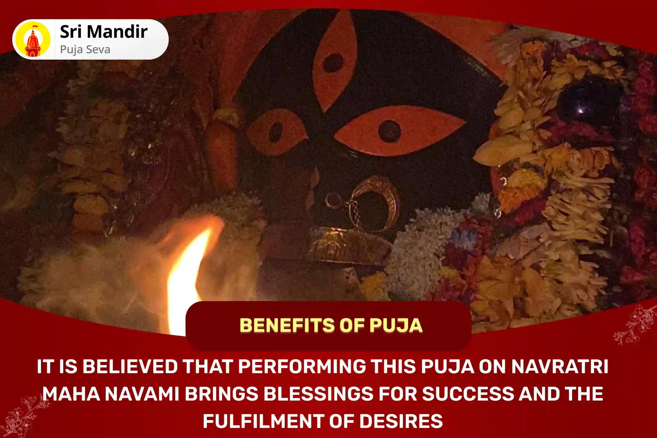 Shardiya Navratri Sandhi Pujan Shaktipeeth Special 51,000 Navarna Mantra Jaap and Chamunda Homa For Fulfilment of all Desires And Protection from Negative Energies