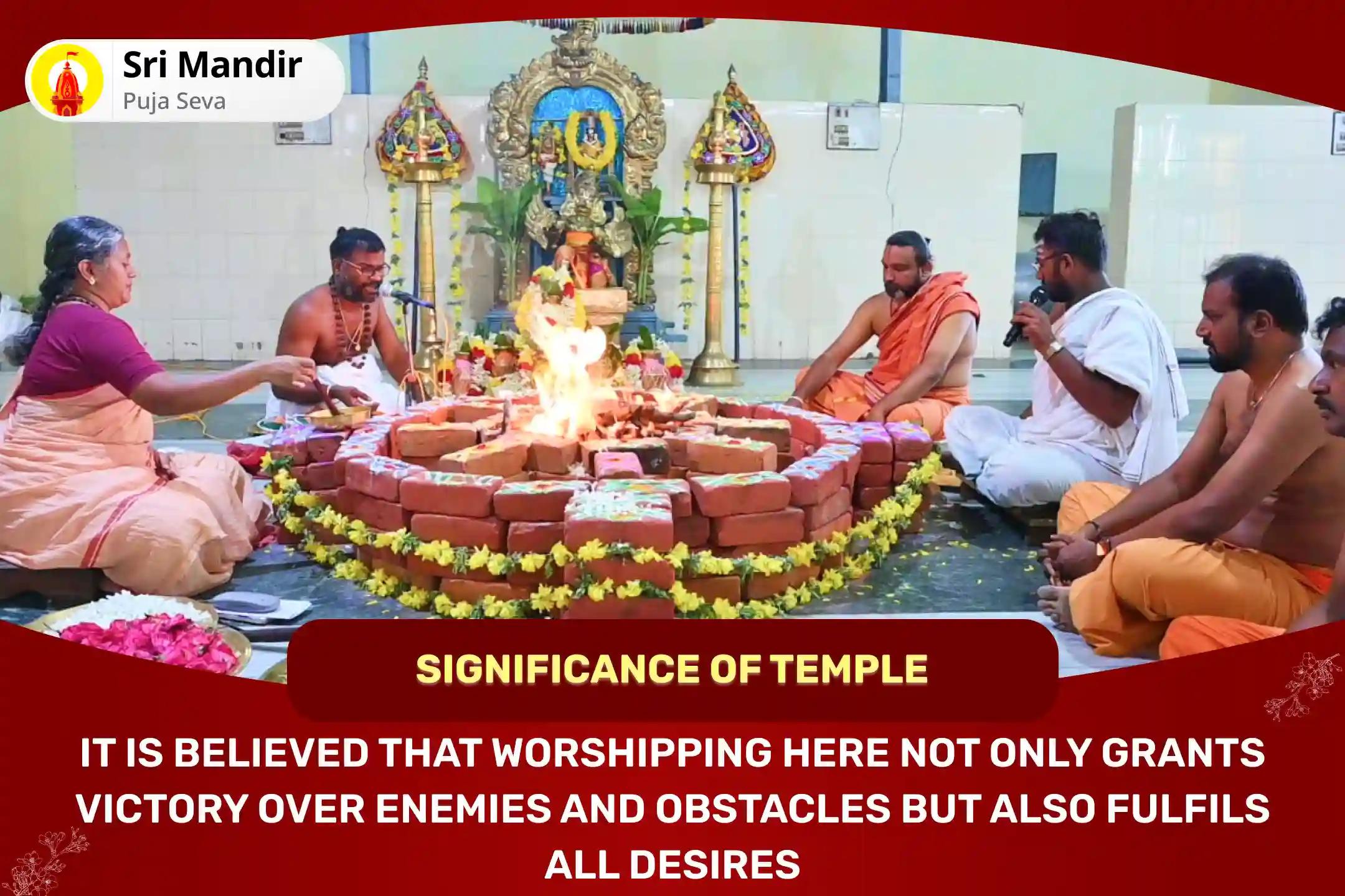 Navratri Maha Navami 21 Kanya Mahanushthan Shodasha Lakshmi Kanya Pujan and Chandi Homa for Blessings of Fulfilment of All Desires and Protection from negative energies