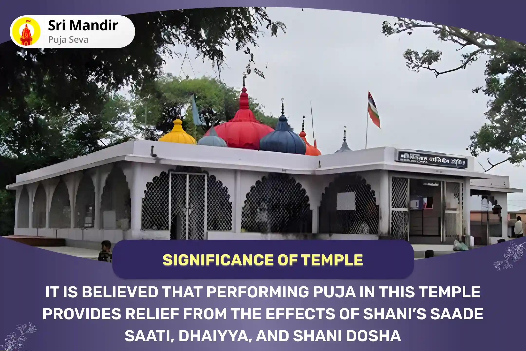 Nakshatra of Shani Special Shani Shodashopachara Puja, Til Tel Abhishek and Vajra Panjarika Kavach Yagya for Blessings of Good Health and Protection from Accidents and Enemies