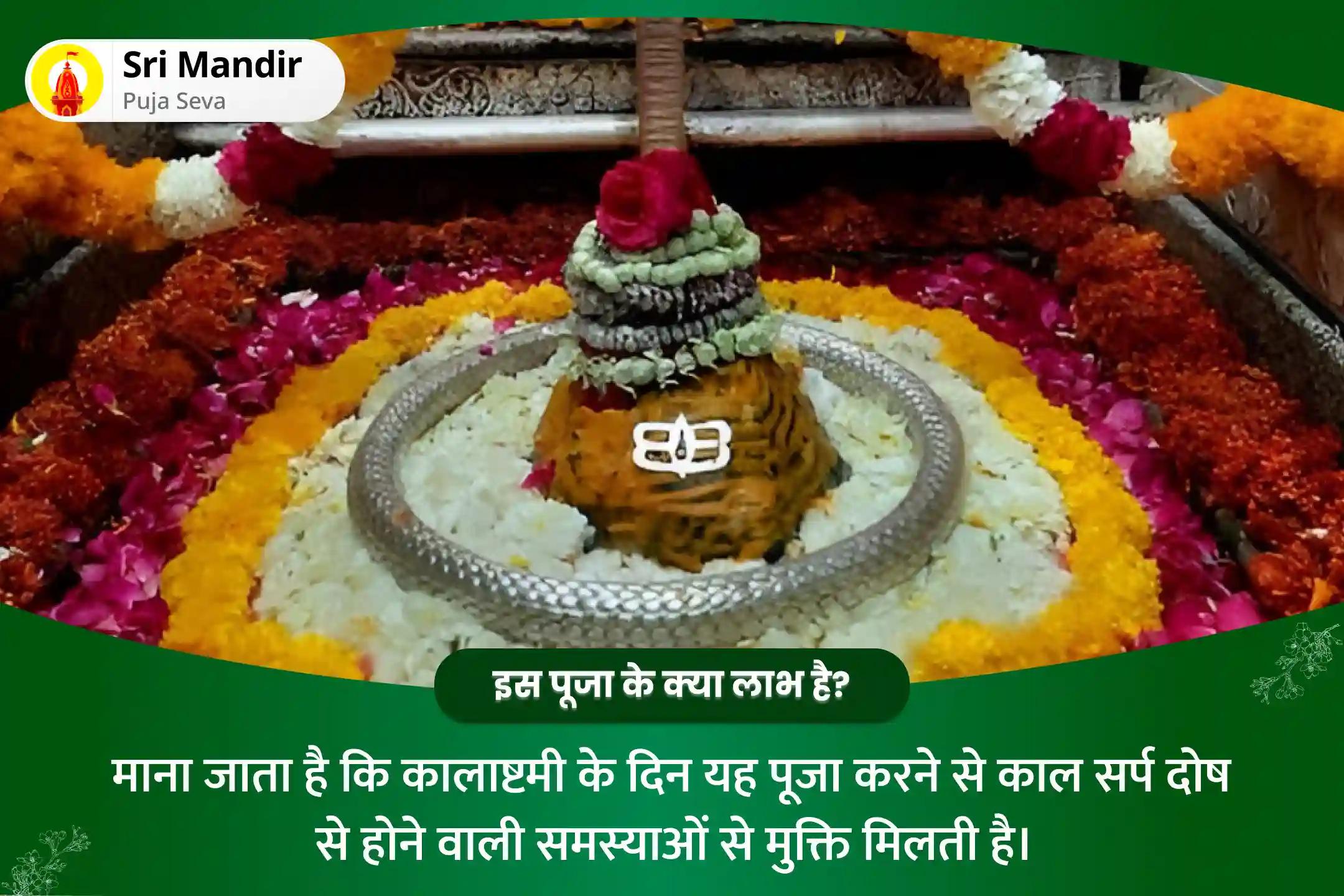 निर्भयता और मानसिक स्थिरता प्राप्त करने के लिए कालाष्टमी ज्योर्तिलिंग विशेष काल सर्प दोष शांति पूजा