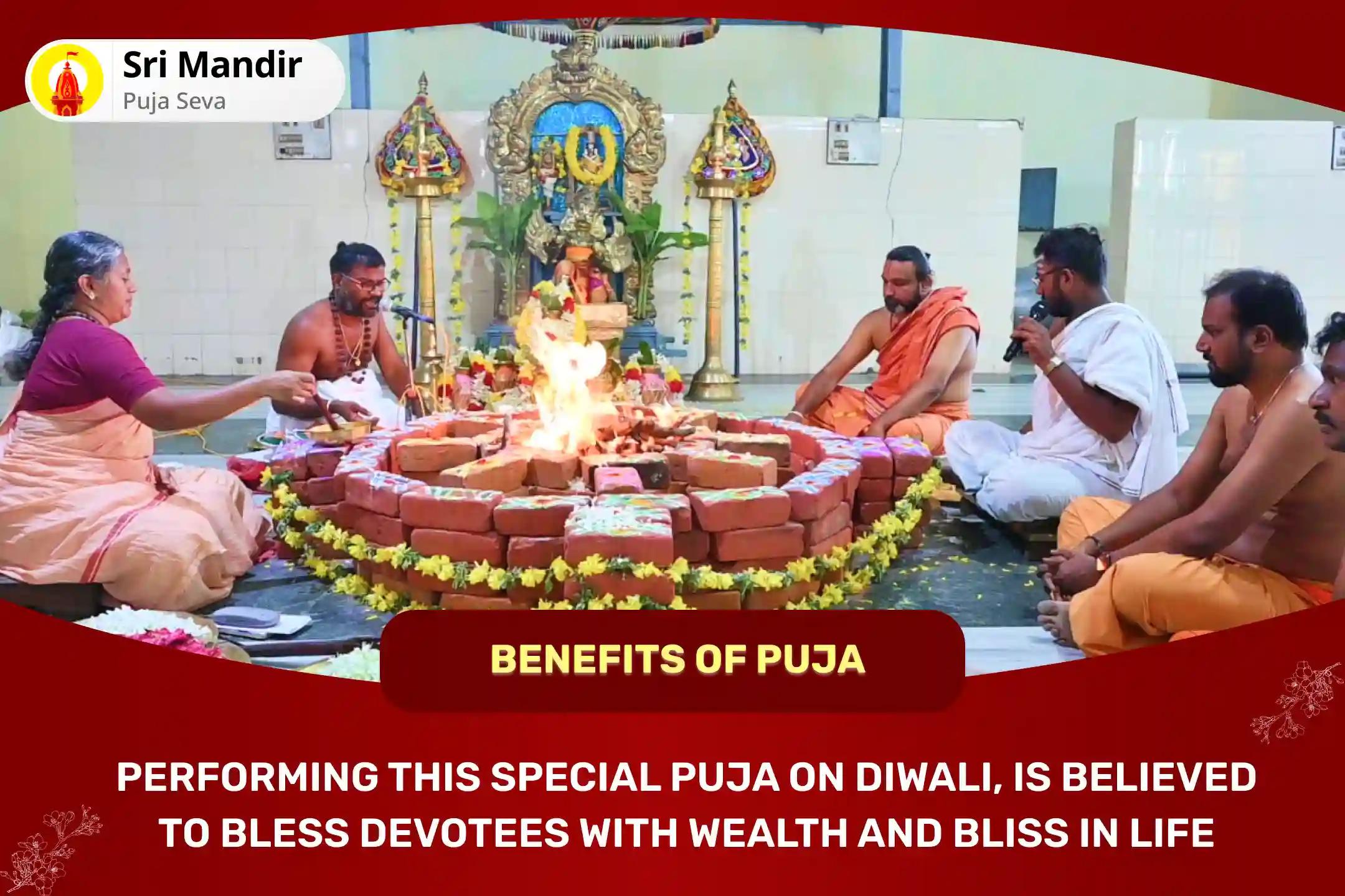 Diwali Lakshmi Kuber Mahanushthan 1,00,008 Maa Lakshmi Beej Mantra Jaap and Lakshmi Kuber Havan to get Blessings for Abundance of Wealth and Bliss in Life