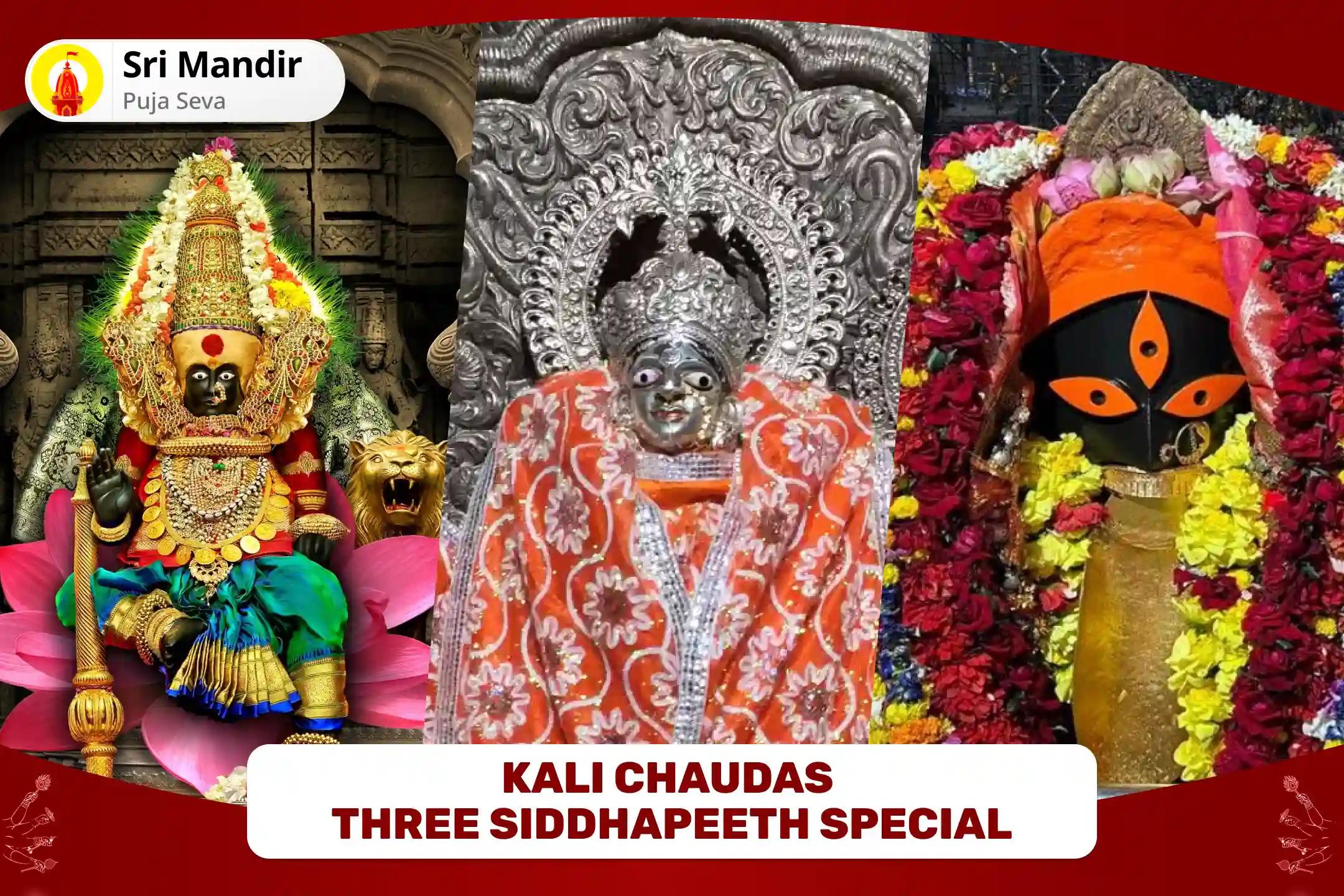 Kali Chaudas Three Siddhapeeth Special Maa Kali Tantrokta Yagya and Rudra Kali Tandav Stotra Path For Fierce Protection from Misfortunes, Evil Forces and Negativity