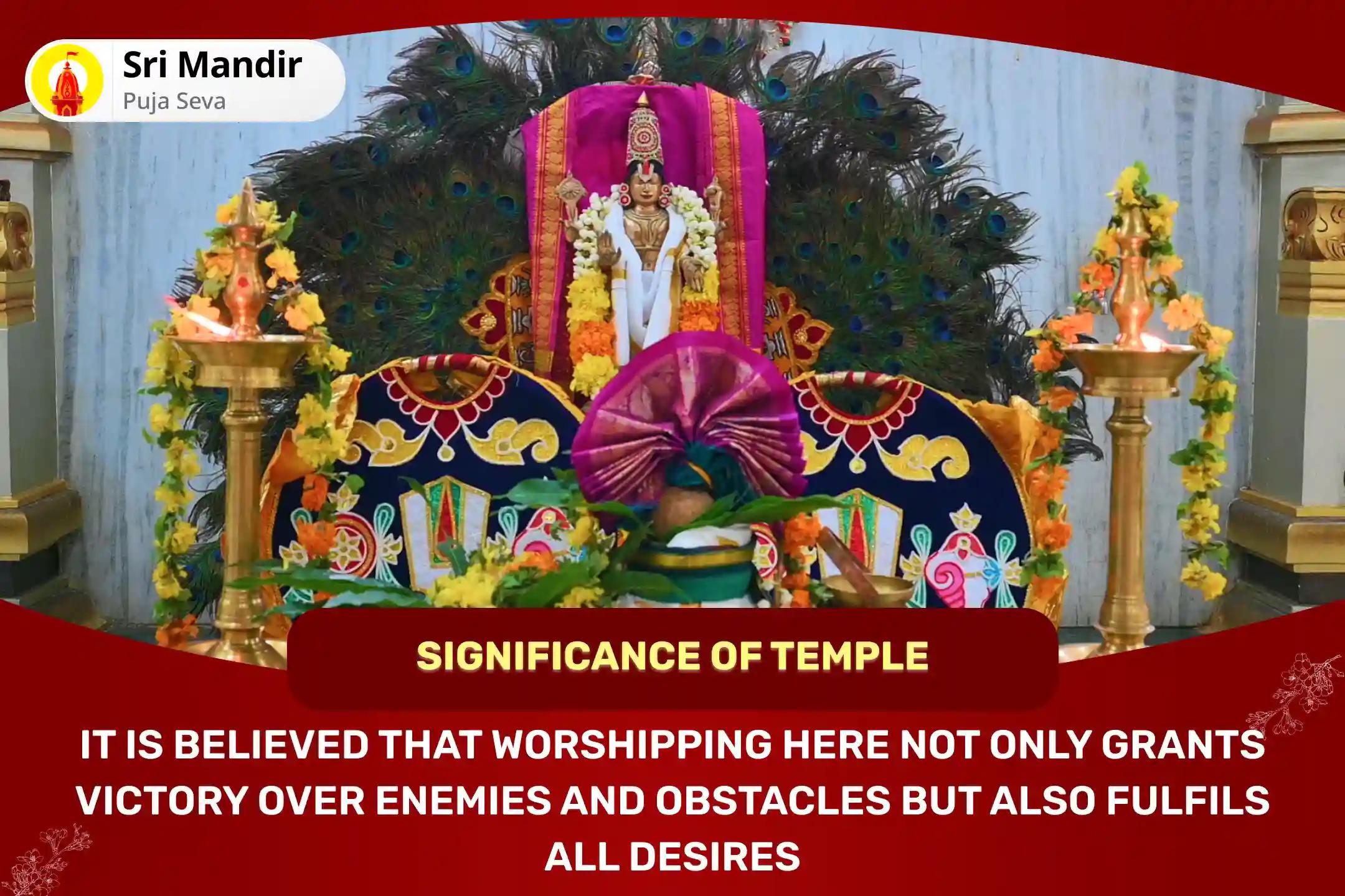 Skanda Shashti Prarambh : Dev Senapati Kartikeya Special Shatru Samhara Trishati Homa For Blessing to Attain Victory over Enemies and Adversities in Life