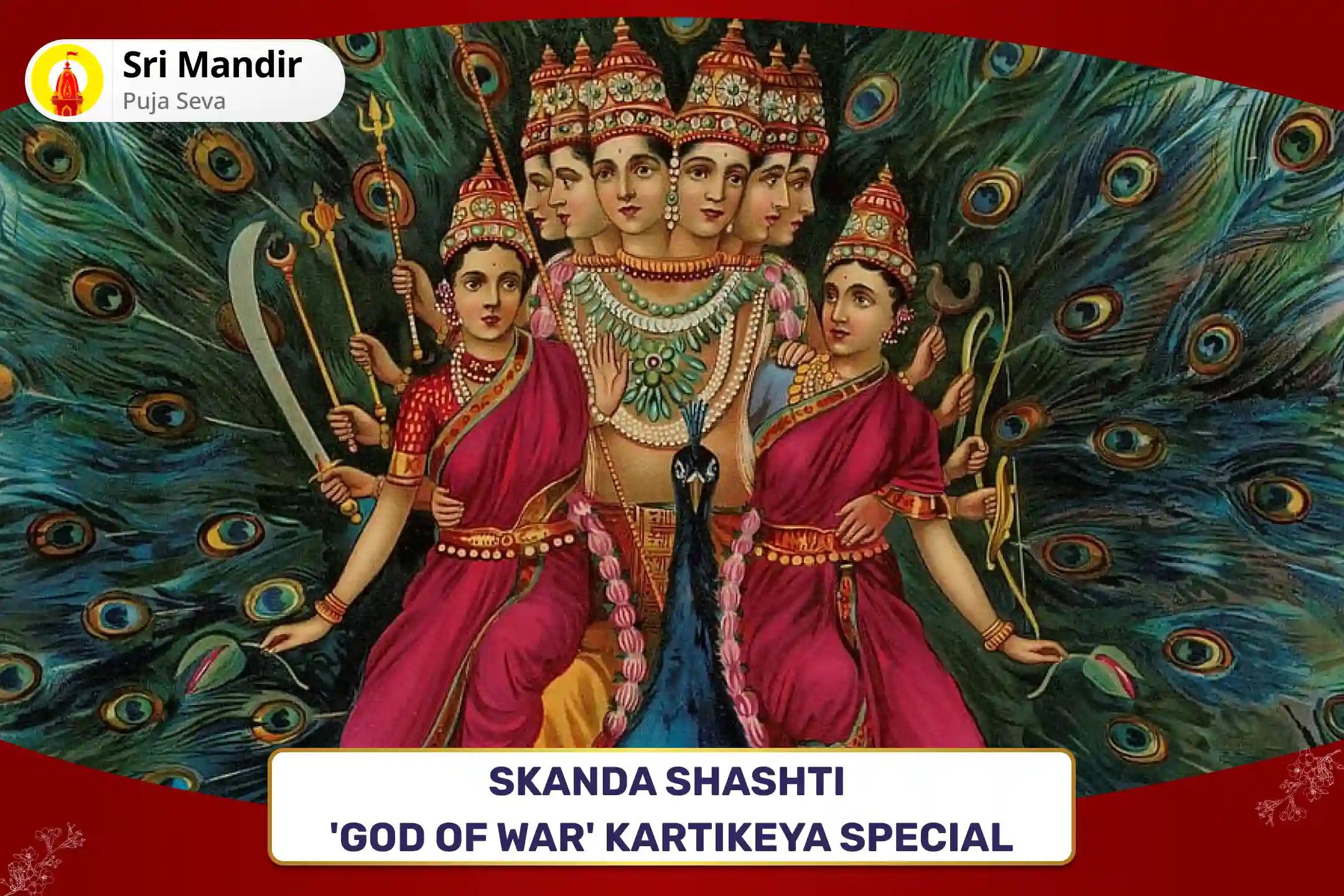 Skanda Shashti 'God of War' Kartikeya Special Soorasamharam Shatru Samhara Murugan Trishati Homa for Blessing to Attain Victory over Enemies and Adversities in Life