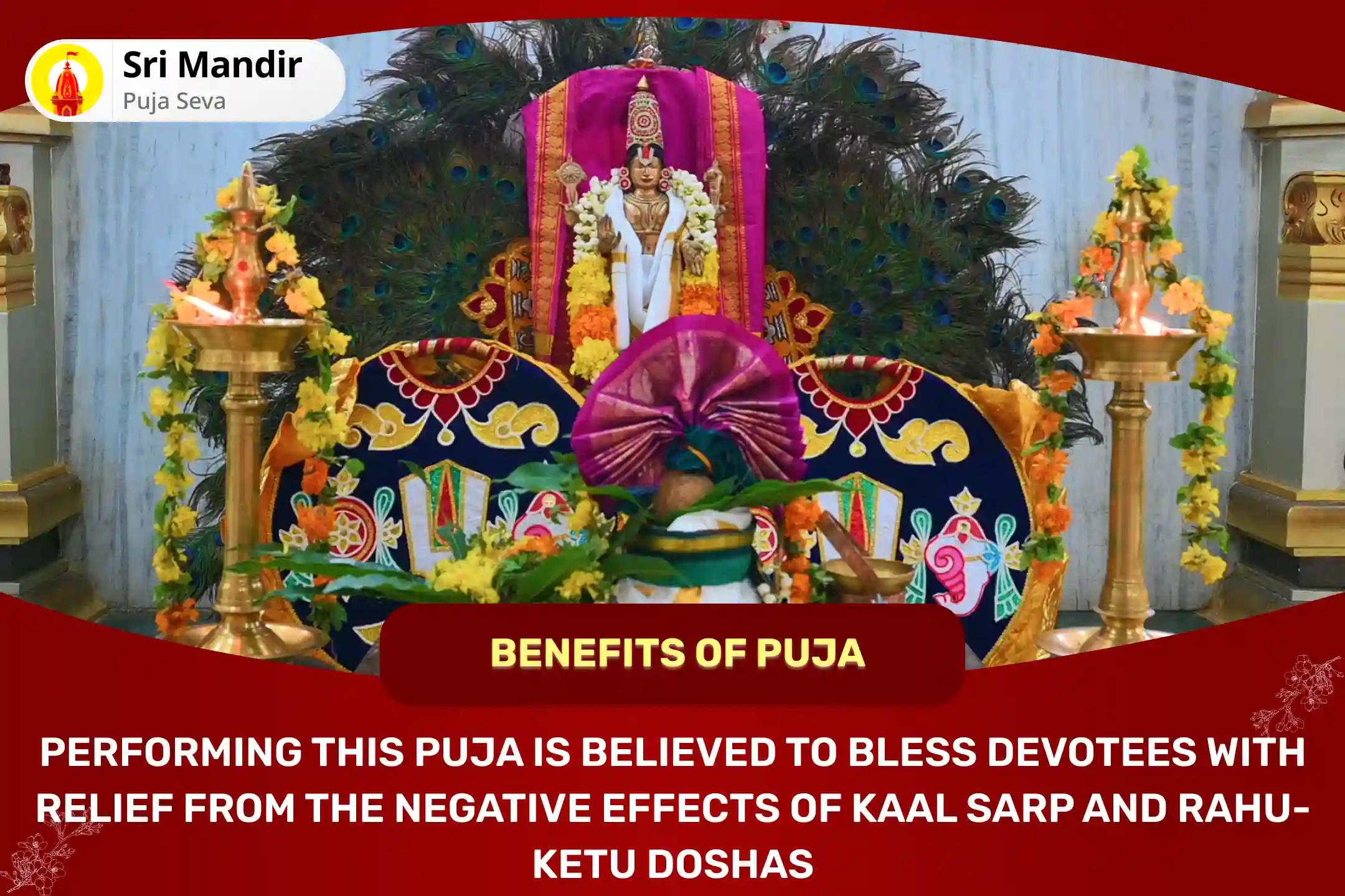 Rahu-Ketu Peeda Shanti Special Garuda Dhwaja Homa and Sudarshan Chakra Pujan for Overcoming Negative Effects of Kaal Sarp and Rahu-Ketu Doshas