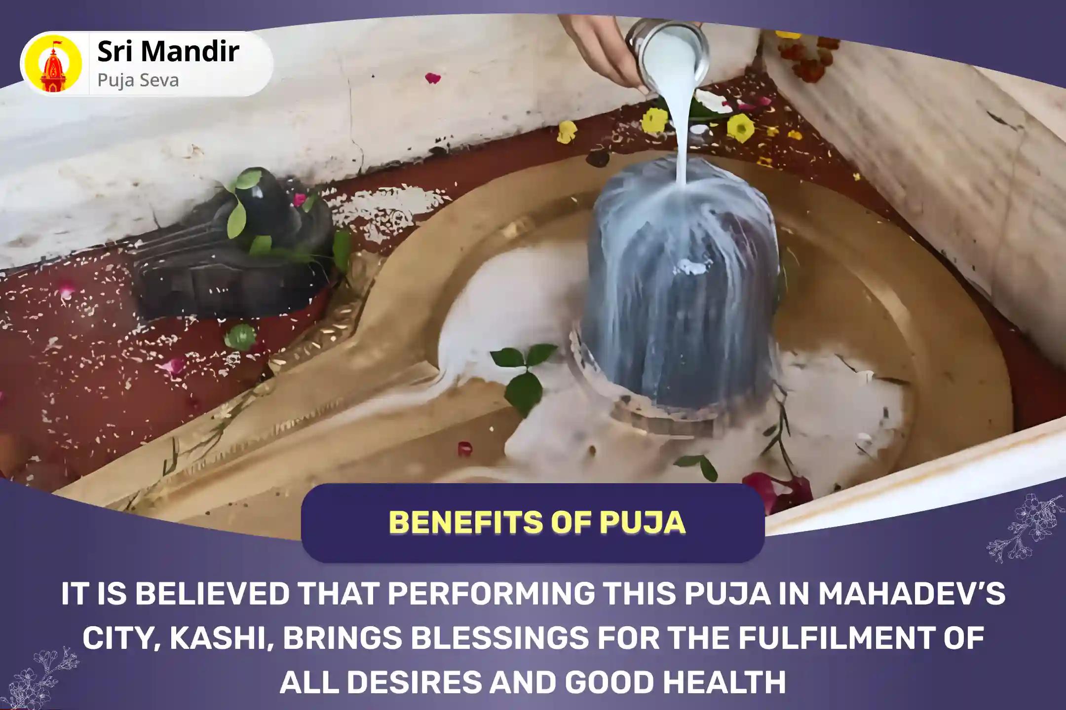 'Shiv Ki Nagari' Shiv-Shakti Kashi Special Shiv Panchamrit Rudrabhishek and Linga Bhairavi Homa for Blessings of Good Health and Fulfilment of Desires