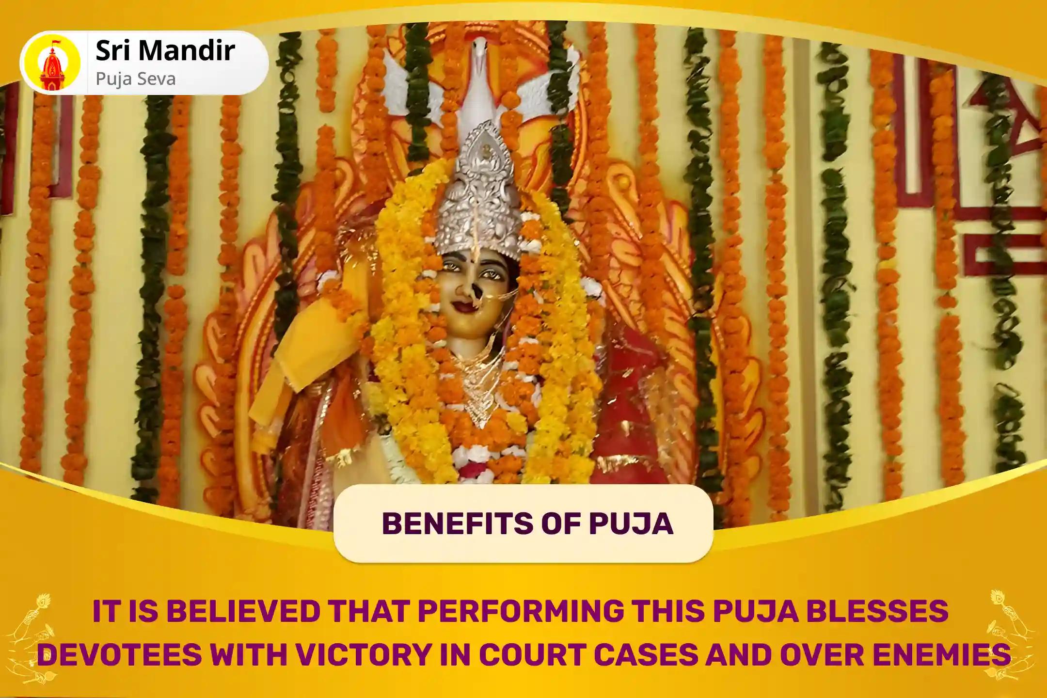 Nakshatra of Rahu Tuesday Mahavidya Special 18,000 Rahu Mool Mantra Jaap and Maa Bagalamukhi Tantra Yukta Puja for Victory in Court Cases and Victory over Enemies