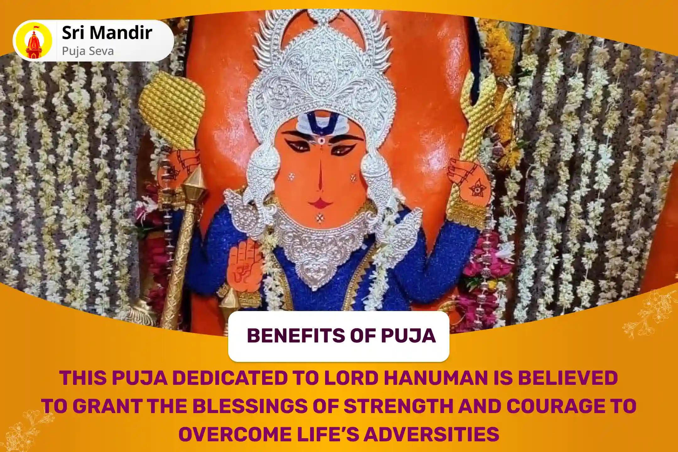 Kaal Bhairav Jayanti Sankat Mochan 21 Brahman Special 1008 Hanuman Chalisa Path and Sankat Mochan Hanuman Ashtak Path for Strength and Courage to Overcome Adversities in Life