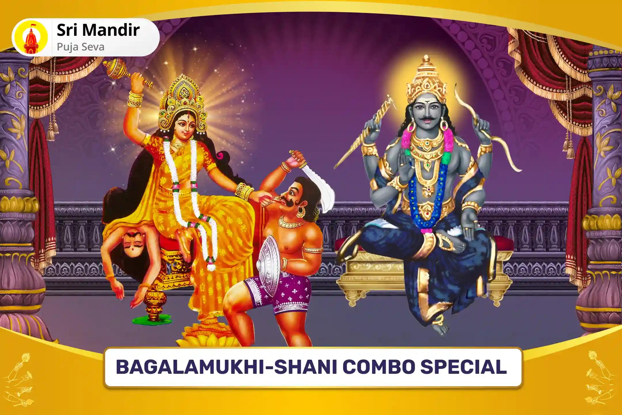 Bagalamukhi-Shani Combo Special Maa Bagalamukhi Tantra Yukta Havan and Shani Til Tel Abhishek to get Blessing for Victory over Enemies and in Court Cases