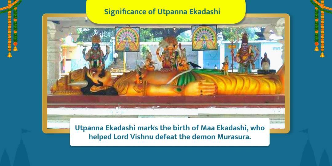 Utpanna Ekadashi Special Sri Vishnu Chadhava